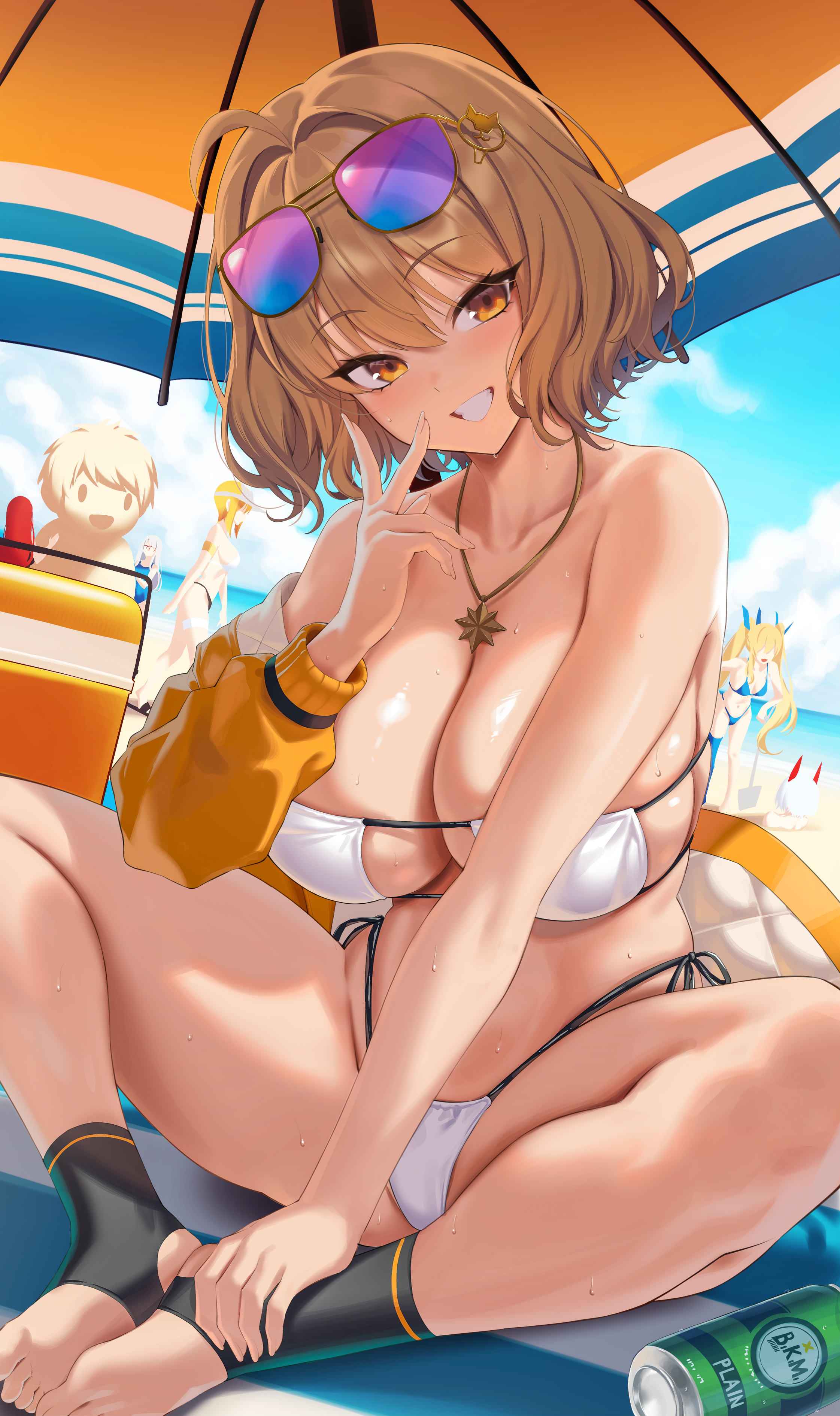 anis bikini goddess_of_victory:_nikke kook megane swimsuits