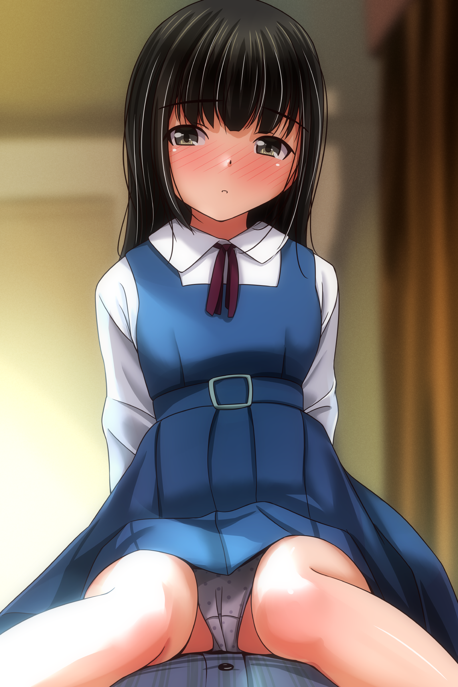 cameltoe loli matsunaga_kouyou pantsu seifuku skirt_lift