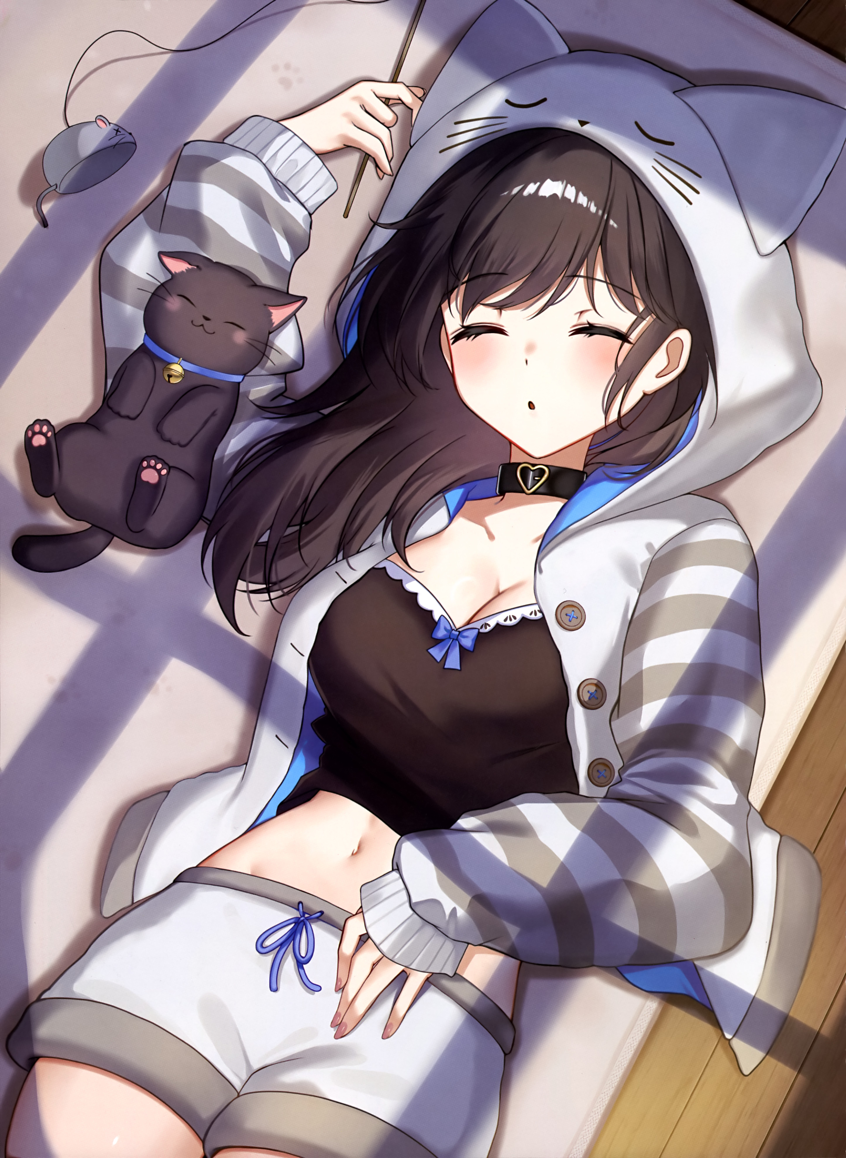 animal_ears chan'nu lingerie neko nekomimi pajama