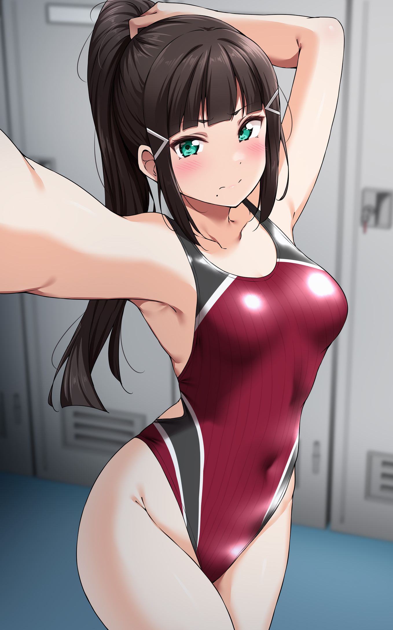 kurosawa_dia love_live!_sunshine!! selfie swimsuits yopparai_oni