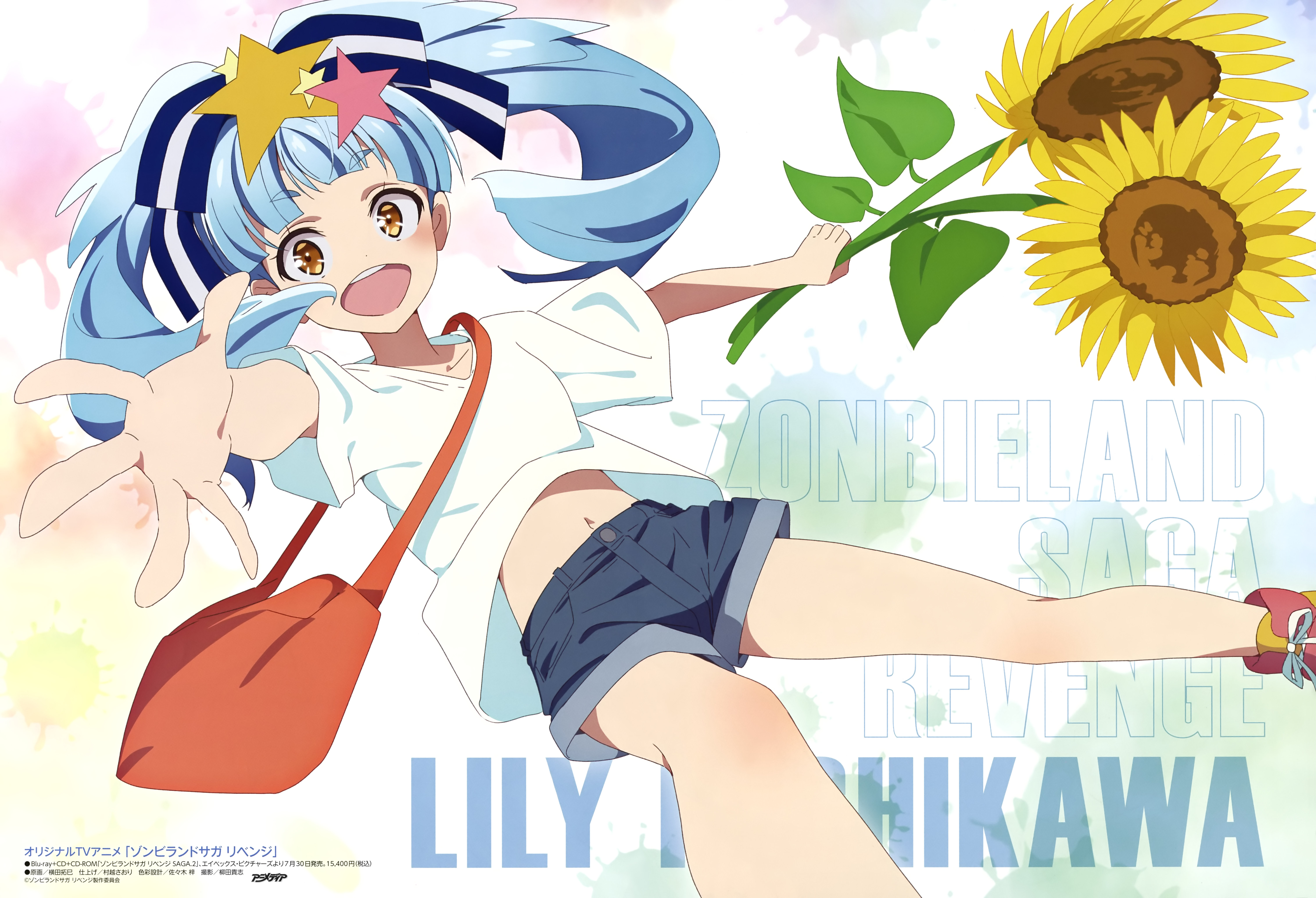 hoshikawa_lily shirt_lift trap yokota_takumi zombieland_saga