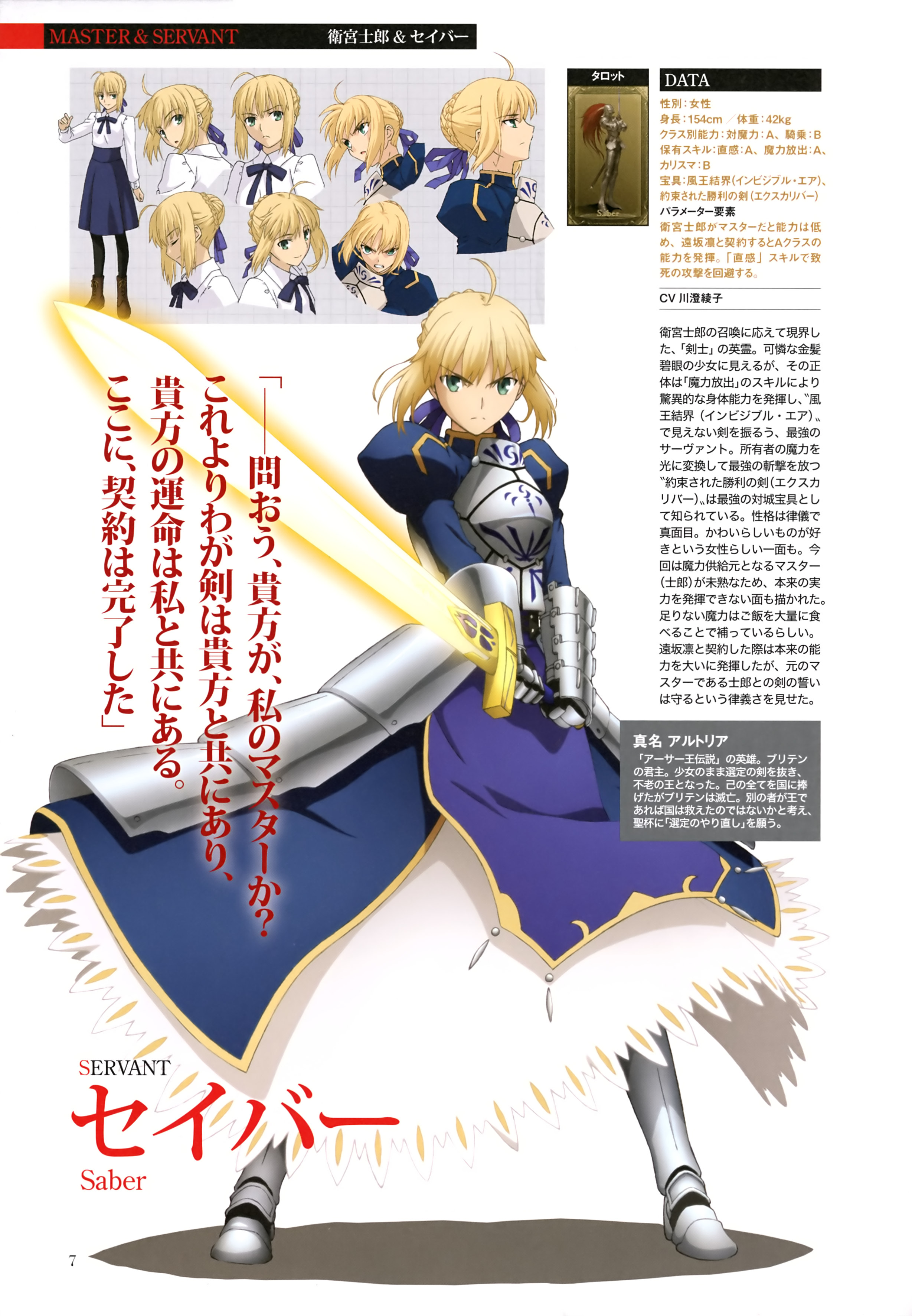 Fate Stay Night Fate Stay Night Unlimited Blade Works Saber Armor Character Design Dress Pantyhose Sword Yande Re