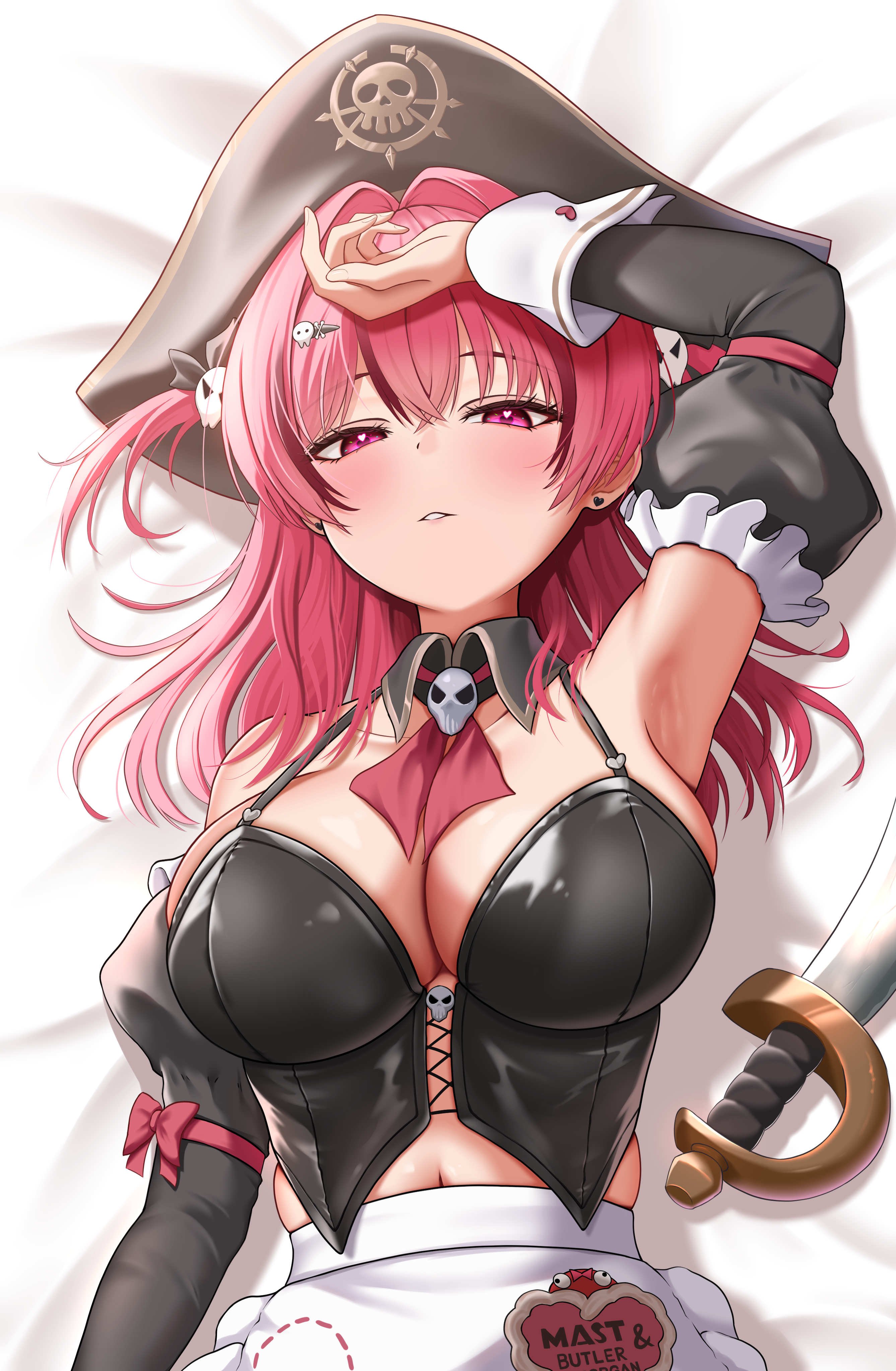 goddess_of_victory:_nikke maid mast_(nikke) nishinokyo no_bra pirate sword
