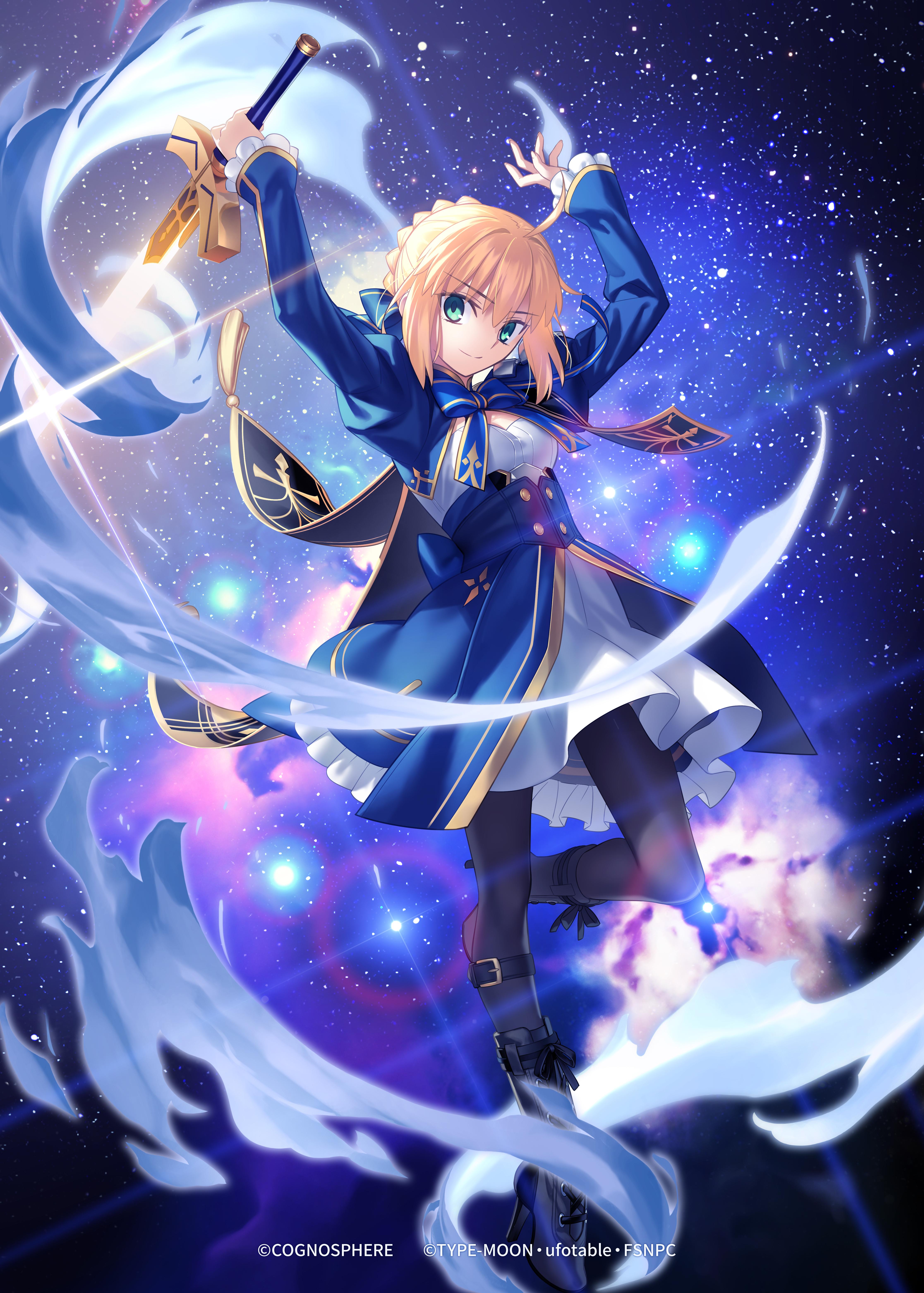 artoria_pendragon_(fate) fate/stay_night heels honkai:_star_rail pantyhose sword takeuchi_takashi