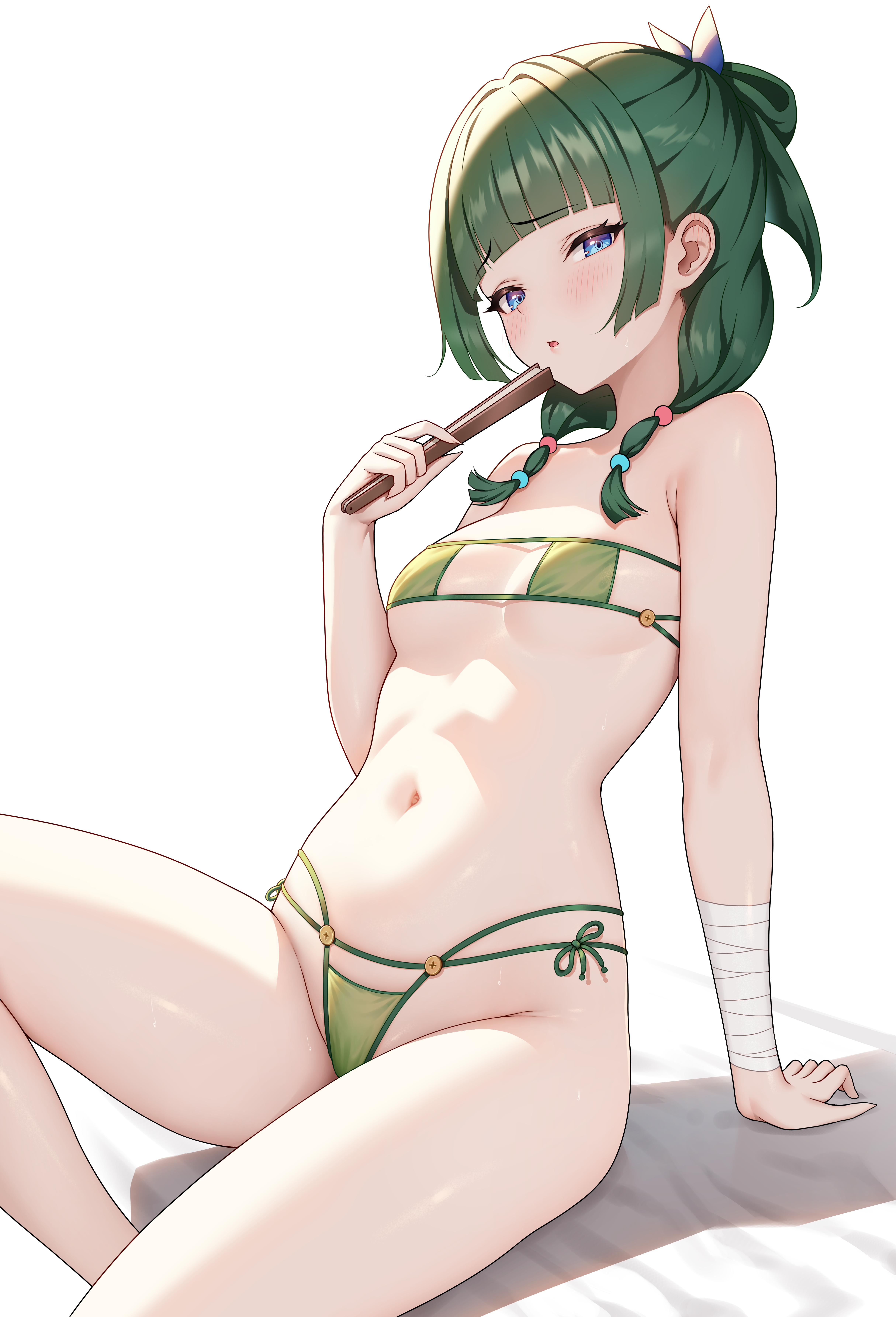 bandages bikini kusuriya_no_hitorigoto maomao_(kusuriya) secon swimsuits thong