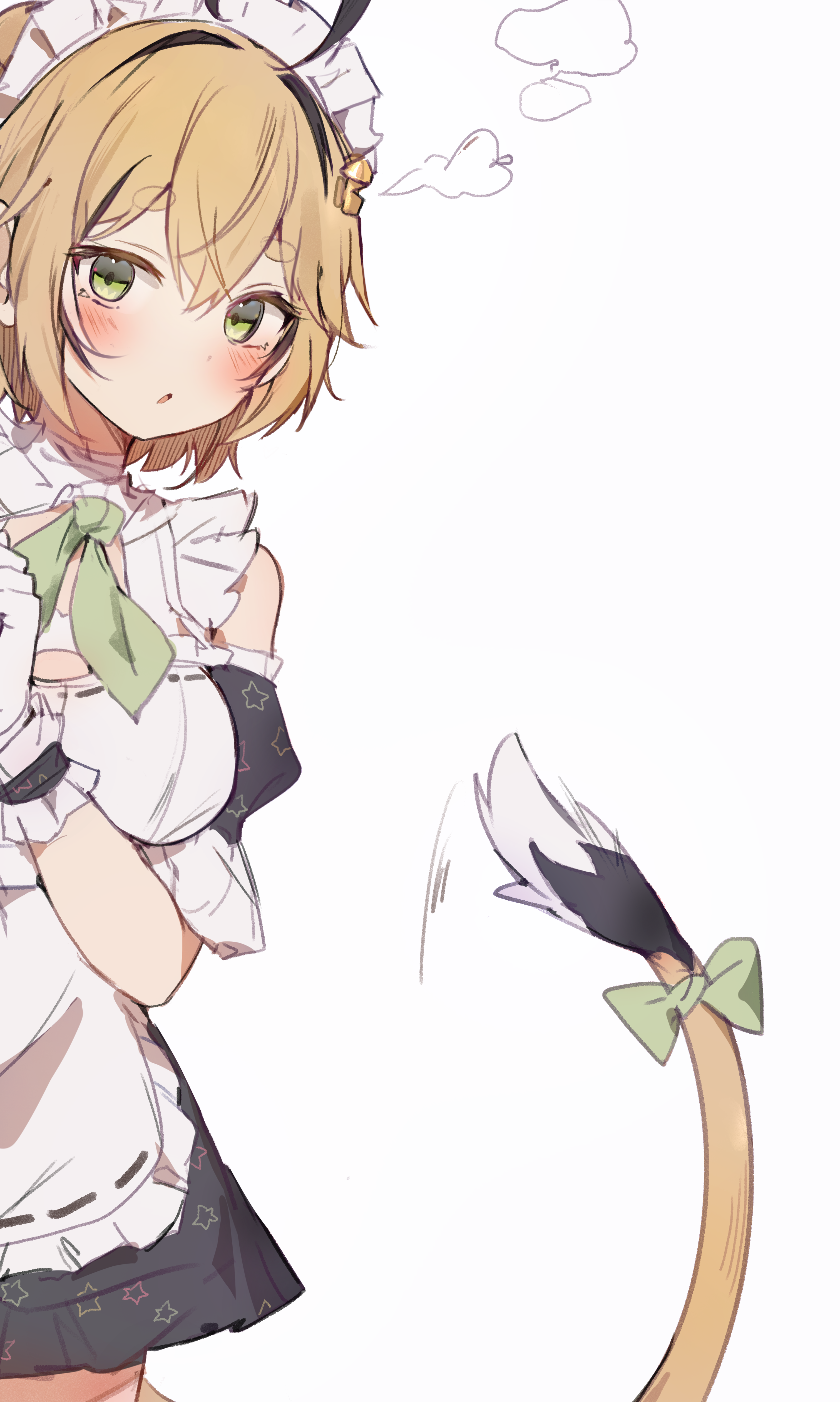 dooby_(vtuber) indie_virtual_youtuber maid orobou tail