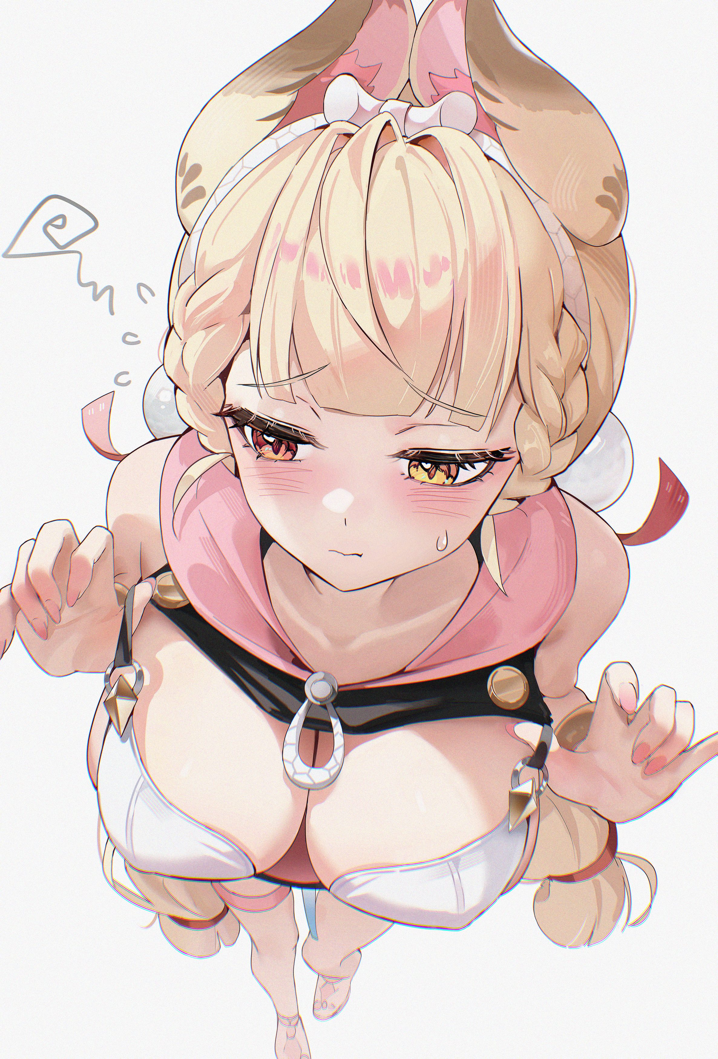 alice_thymefield animal_ears erect_nipples heterochromia zenless_zone_zero zije