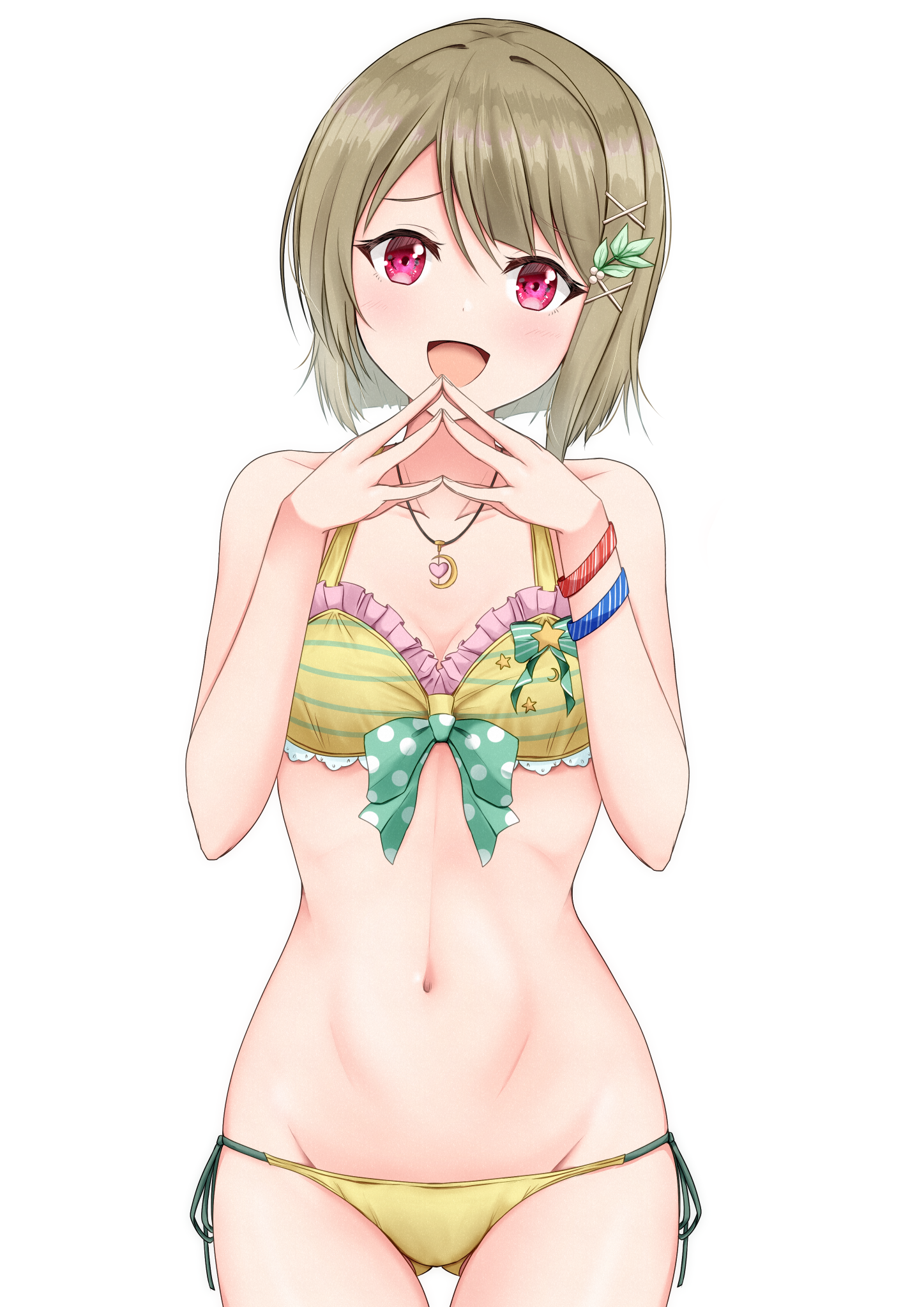 bikini cleavage kamesys love_live!_nijigasaki_high_school_idol_club nakasu_kasumi swimsuits