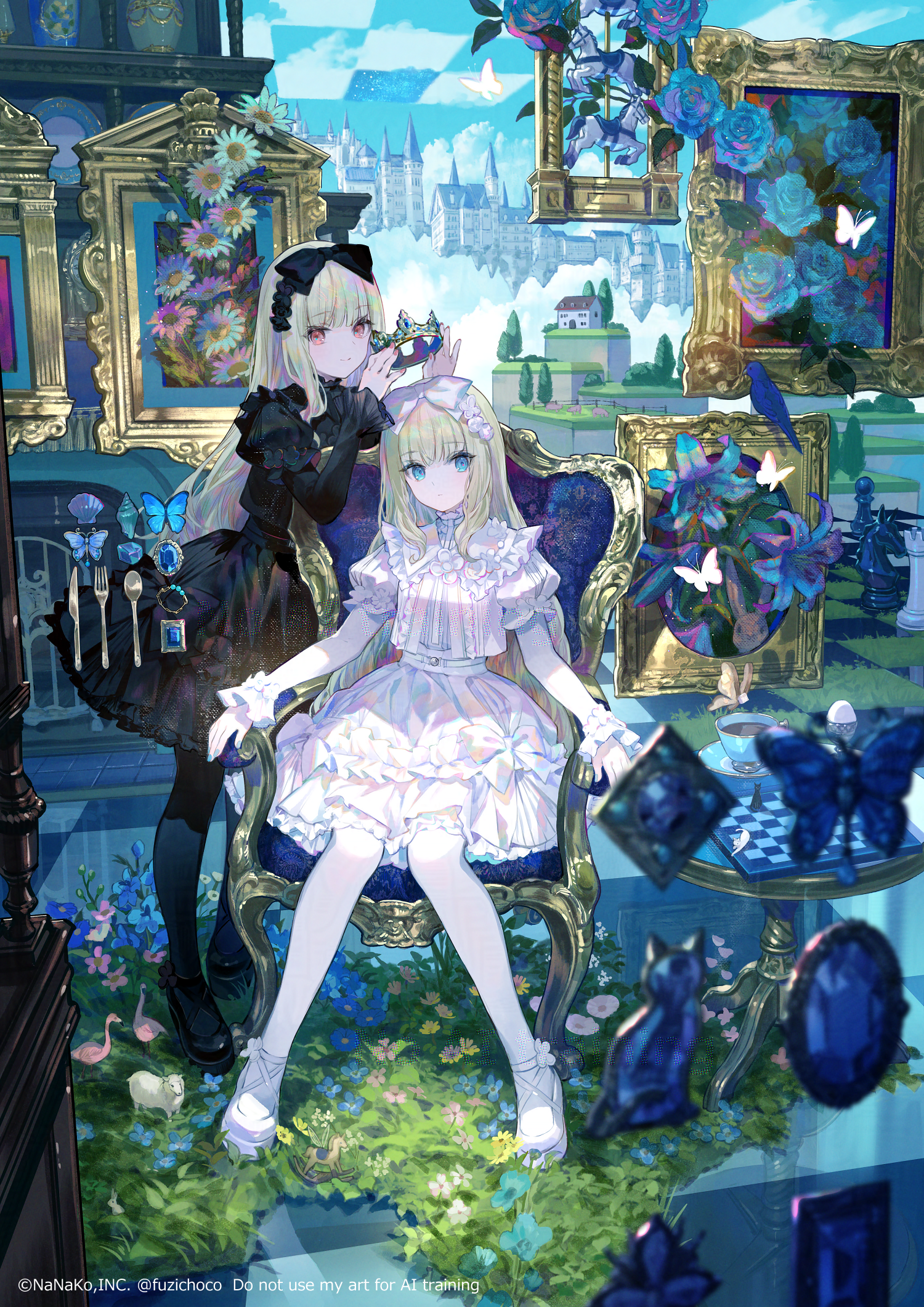fuzichoko gothic_lolita lolita_fashion neko official_watermark