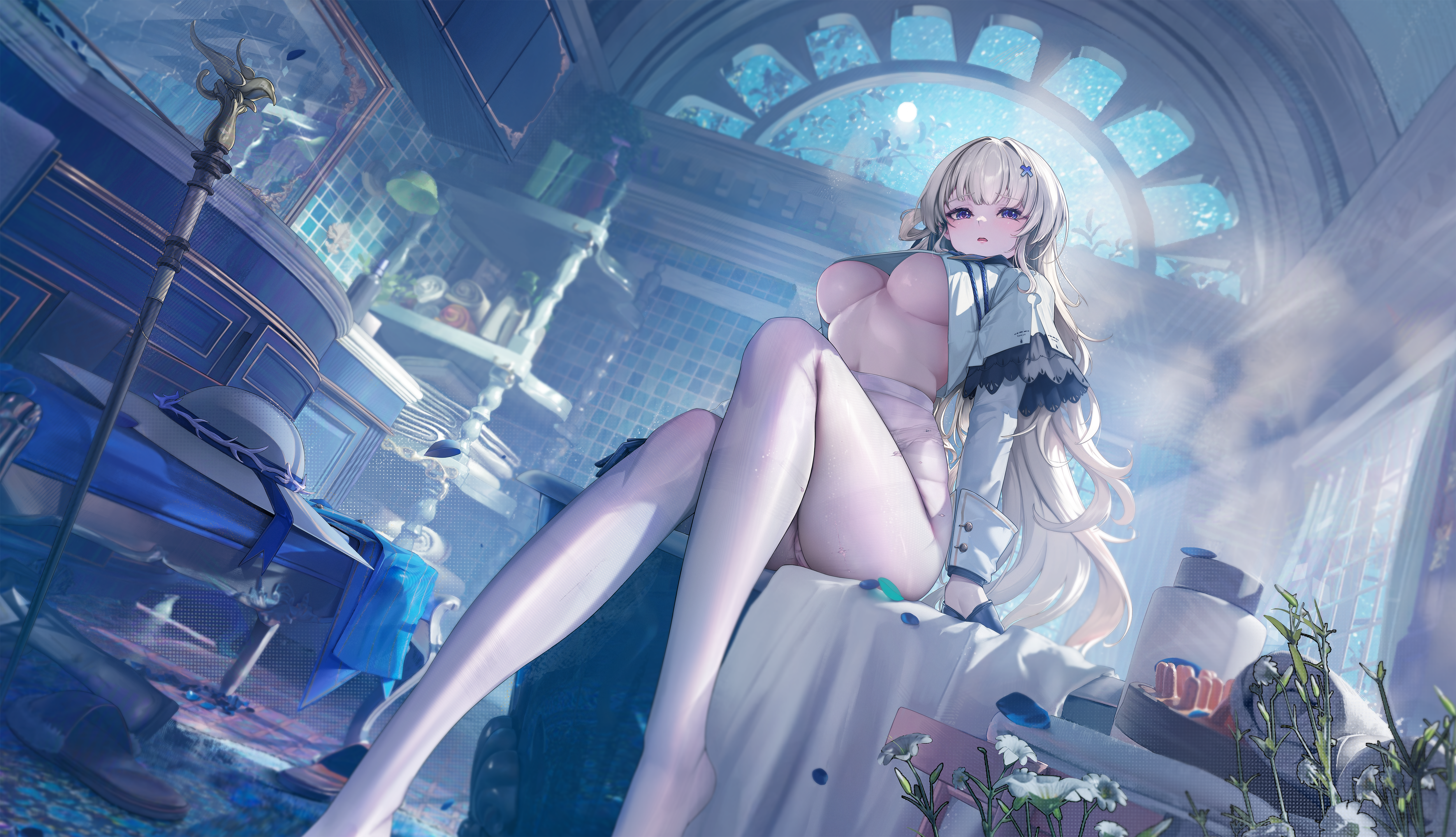 lrrer no_bra pantsu pantyhose phoebe wuthering_waves