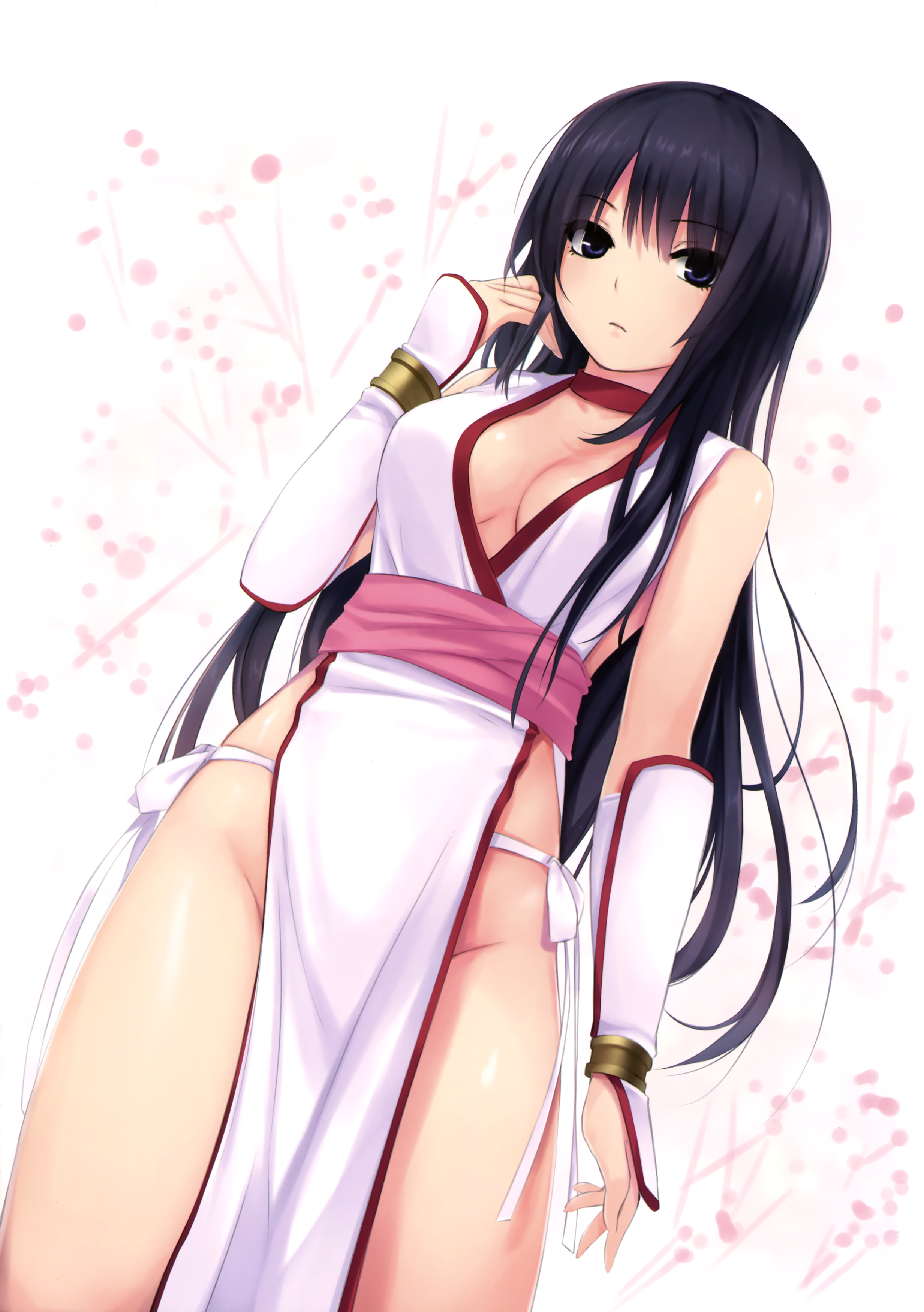 cleavage coffee-kizoku ninja no_bra pantsu royal_mountain shiramine_rika string_panties