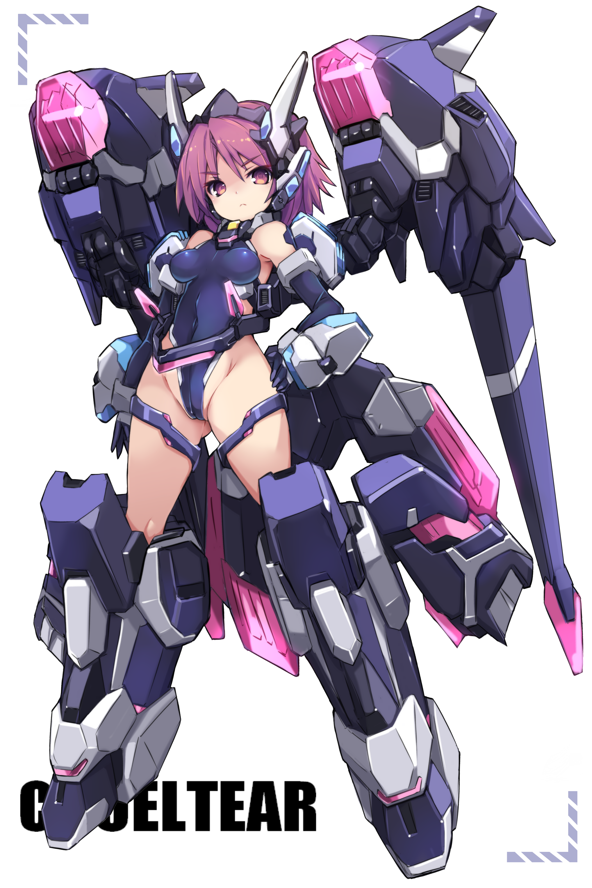 cameltoe crueltear garter karukan leotard mecha_musume trigger_heart_exelica