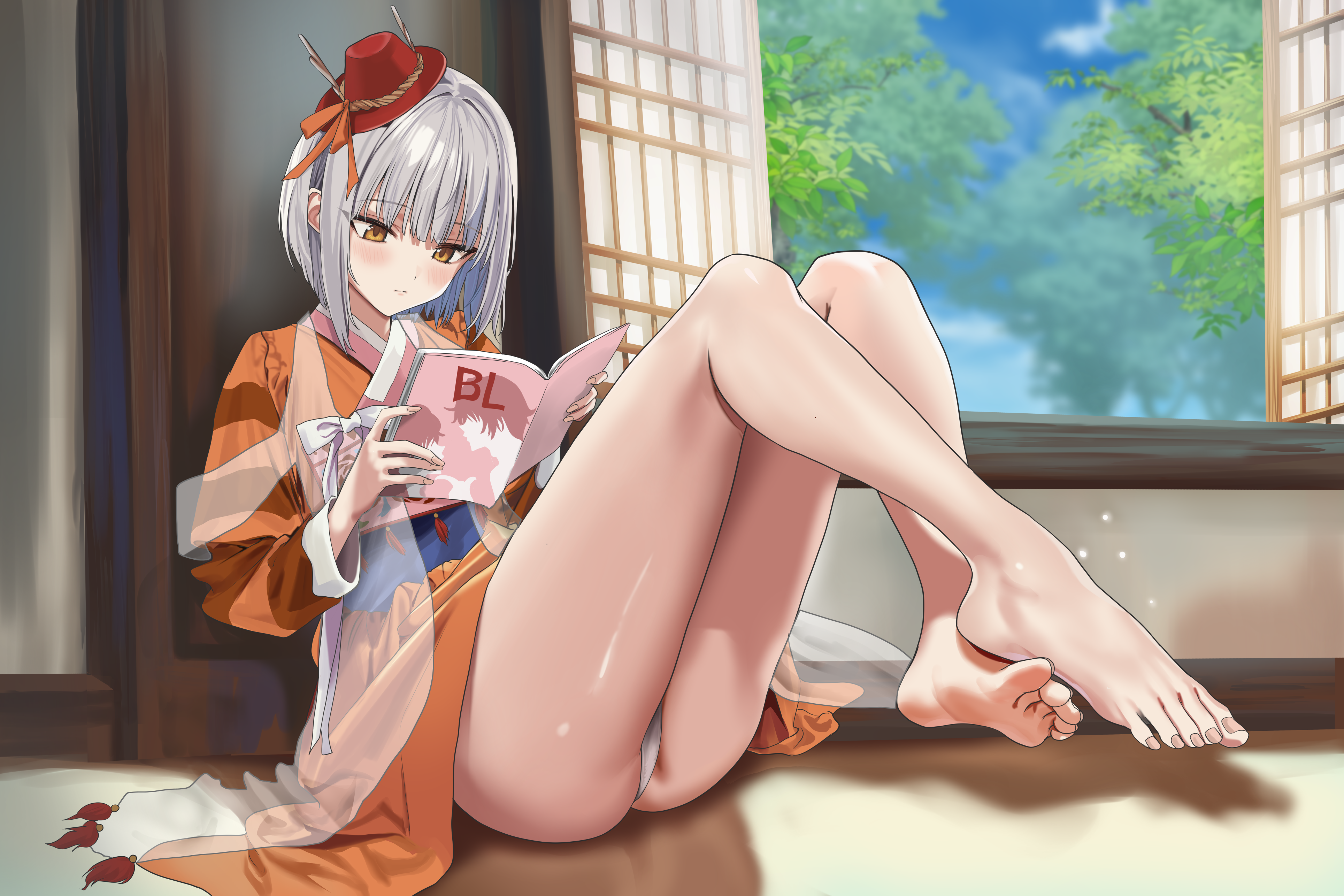 boku_no_kanojo_wa_ningyo_hime!? feet hidis0086 pantsu skirt_lift thong