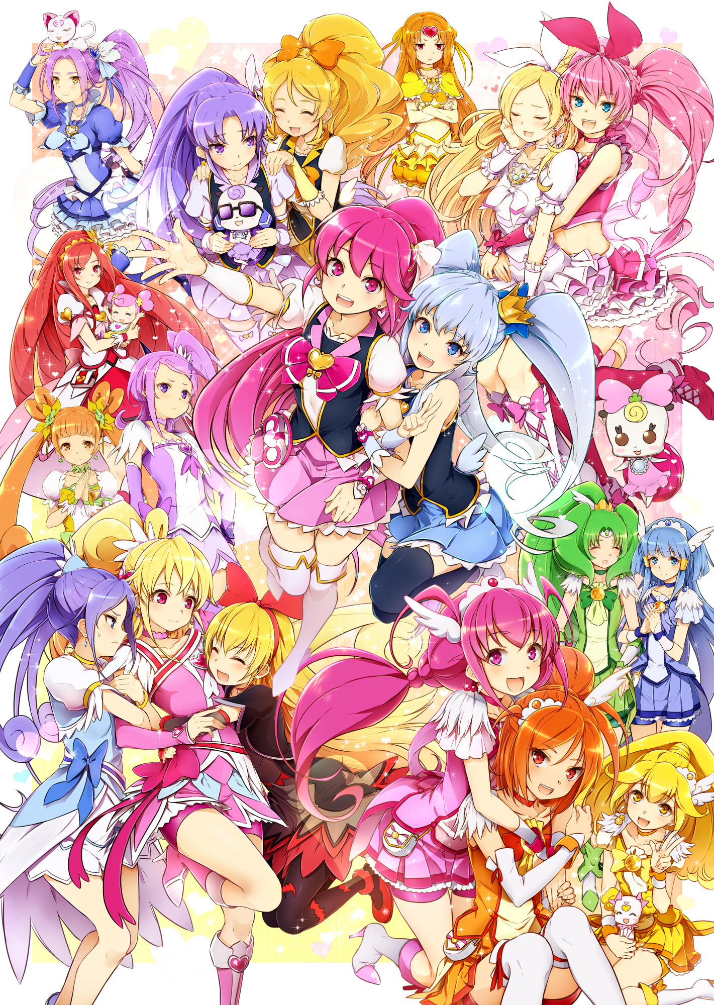 ai-chan_(precure) aida_mana aino_megumi aoki_reika bike_shorts candy_(smile_precure) dokidoki!_precure dress gura-san happinesscharge_precure! heels hikawa_iona hino_akane hishikawa_rikka hoshizora_miyuki houjou_hibiki hummy kenzaki_makoto kise_yayoi kurokawa_ellen madoka_aguri midorikawa_nao minamino_kanade minazuki_randoseru oomori_yuuko pantyhose precure regina_(dokidoki!_precure) ribbon_(precure) shirabe_ako shirayuki_hime_(precure) smile_precure! suite_precure thighhighs yotsuba_alice