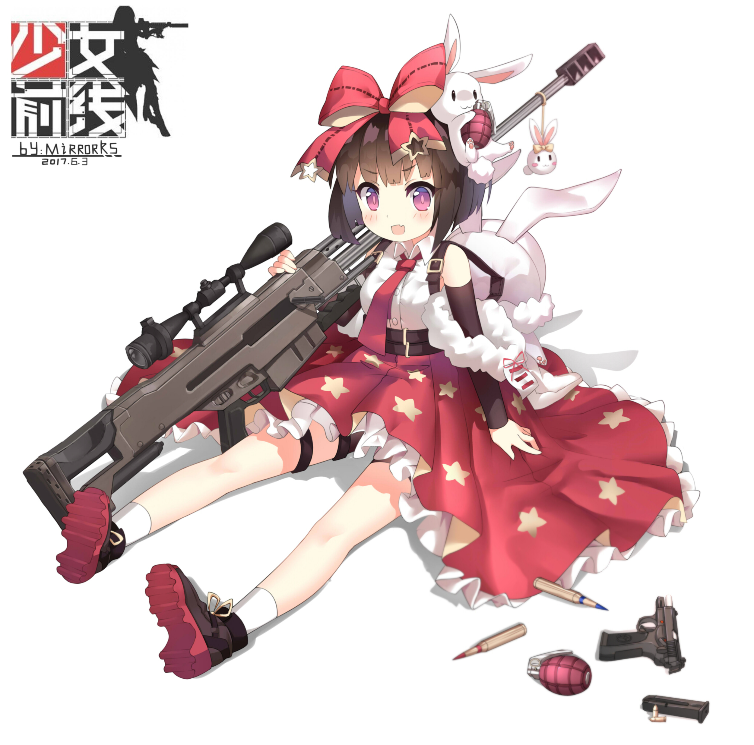 mirrorks girls frontline m99 (girls frontline) garter gun heels ...