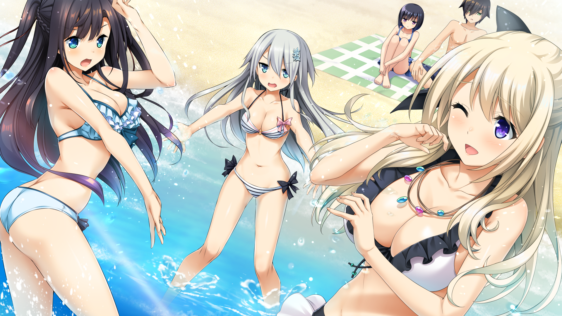 amatori_sumire ass bikini cleavage cube fushimi_tomoe game_cg kakao kanekiyo_miwa mizusaki_tsukino moododan swimsuits takase_konoha wet yurameku_kokoro_ni_michita_sekai_de_kimi_no_yume_to_yokubou_wa_kanau_ka