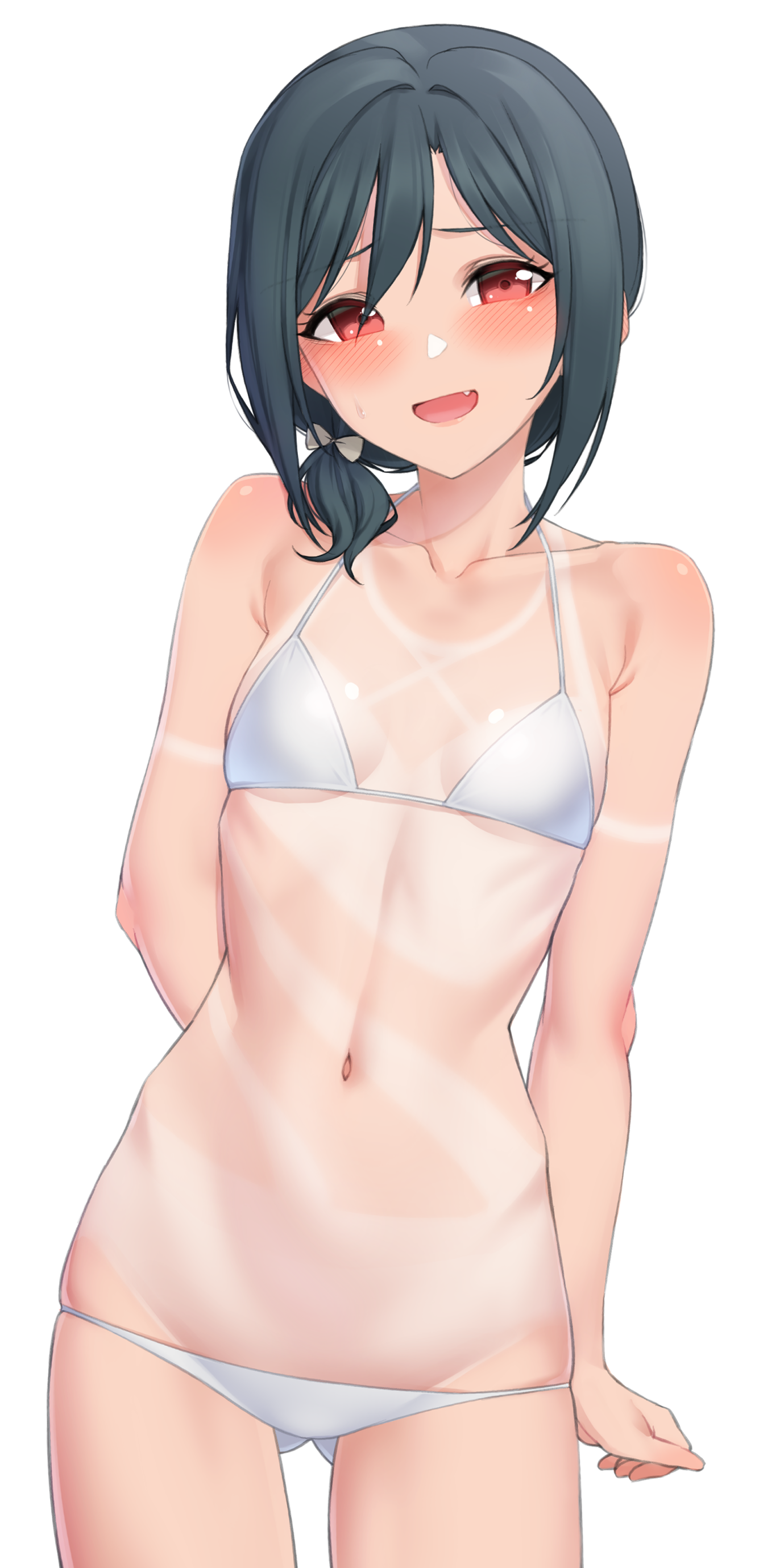 bikini love_live!_(series) love_live!_nijigasaki_gakuen_school_idol_doukoukai mifune_shioriko nasuno_(nasuno42) swimsuits tan_lines