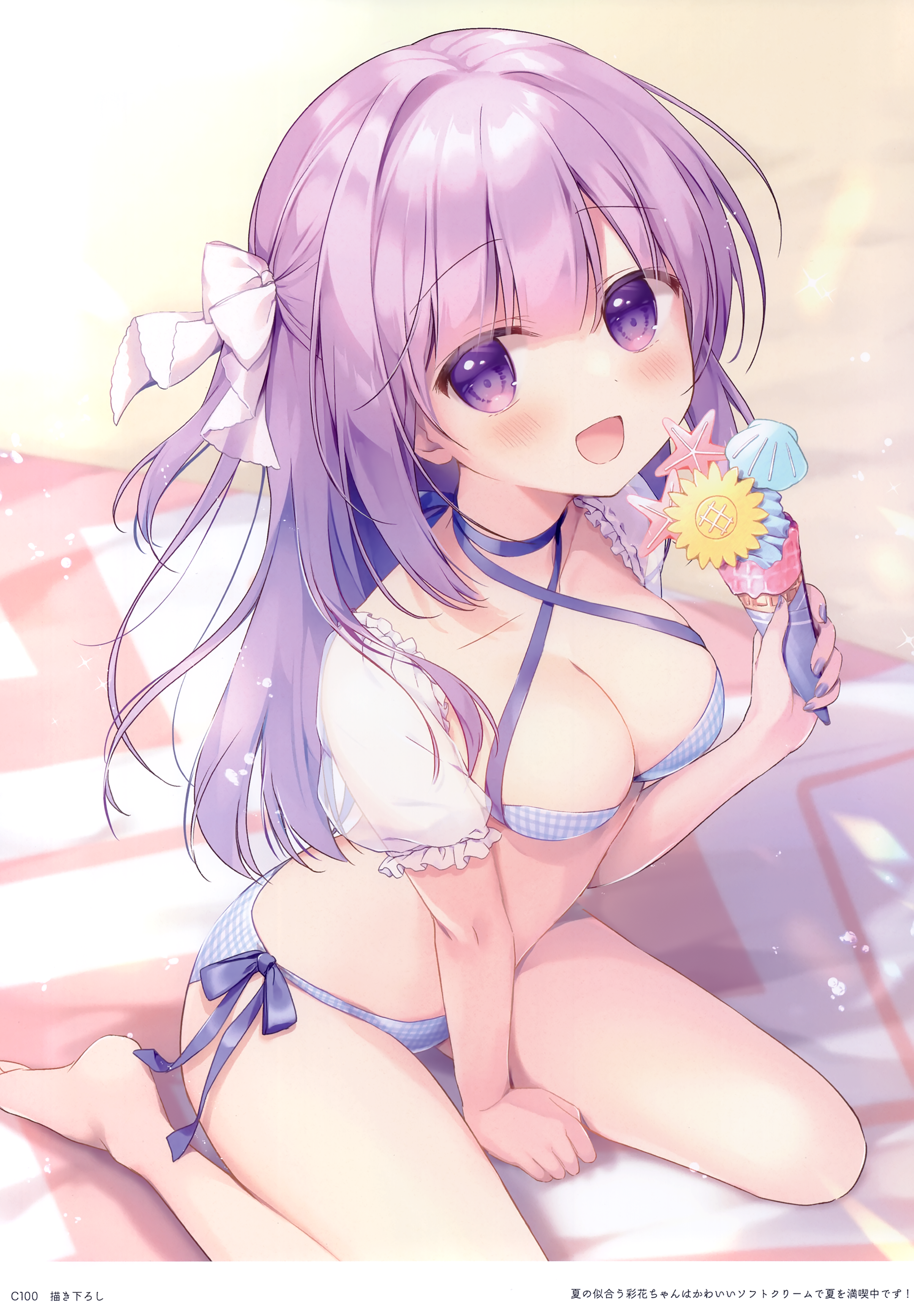 bikini canvas+garden miyasaka_nako sayaka_(canvas+garden) see_through swimsuits