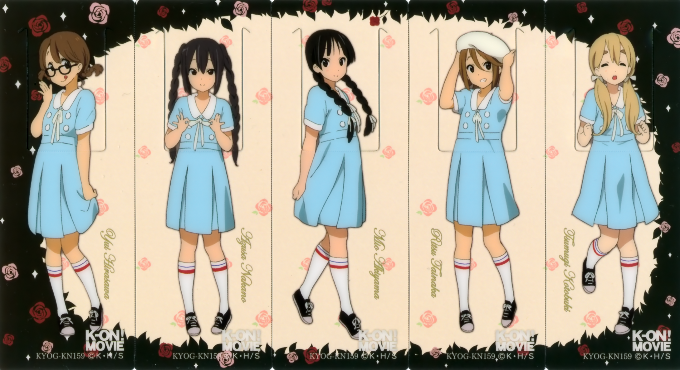 K-On! (Mio Akiyama, Yui Hirasawa, Tsumugi Kotobuki, Azusa Nakano