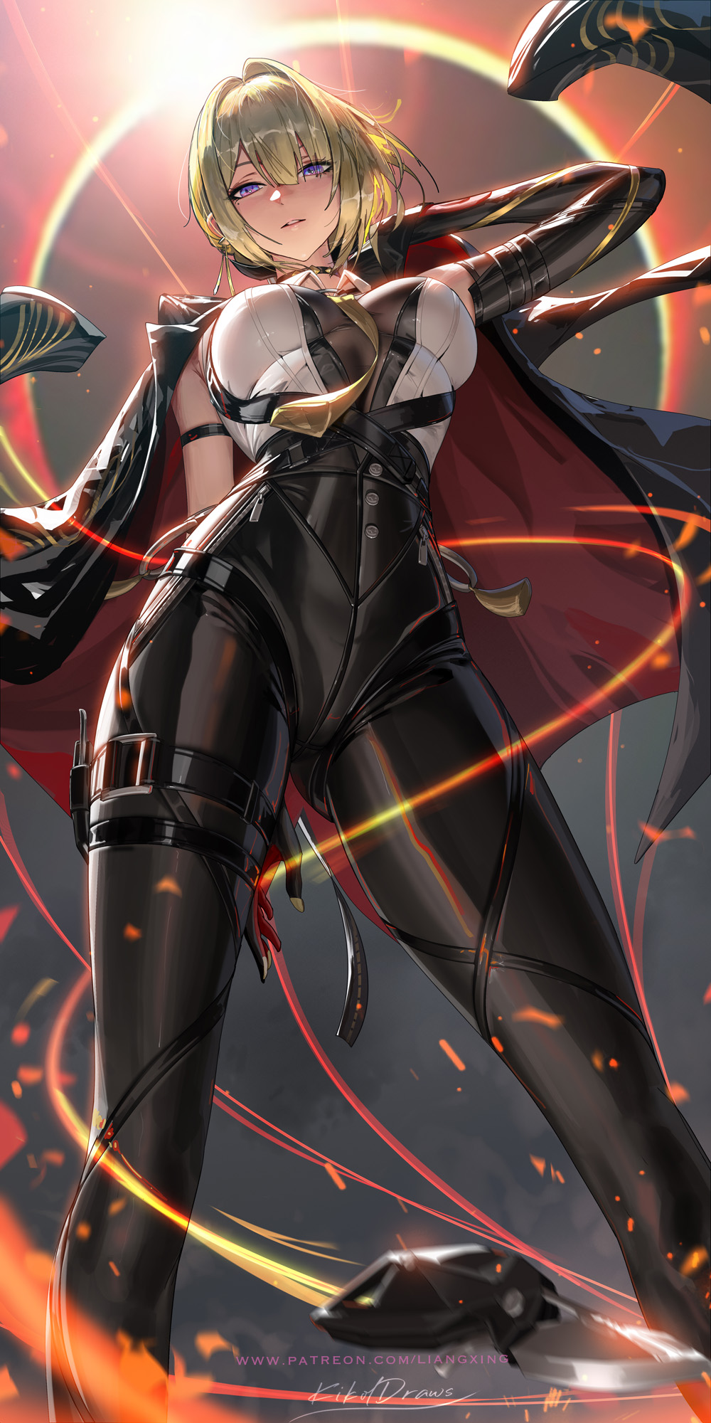 evelyn_chevalier garter liang_xing weapon zenless_zone_zero