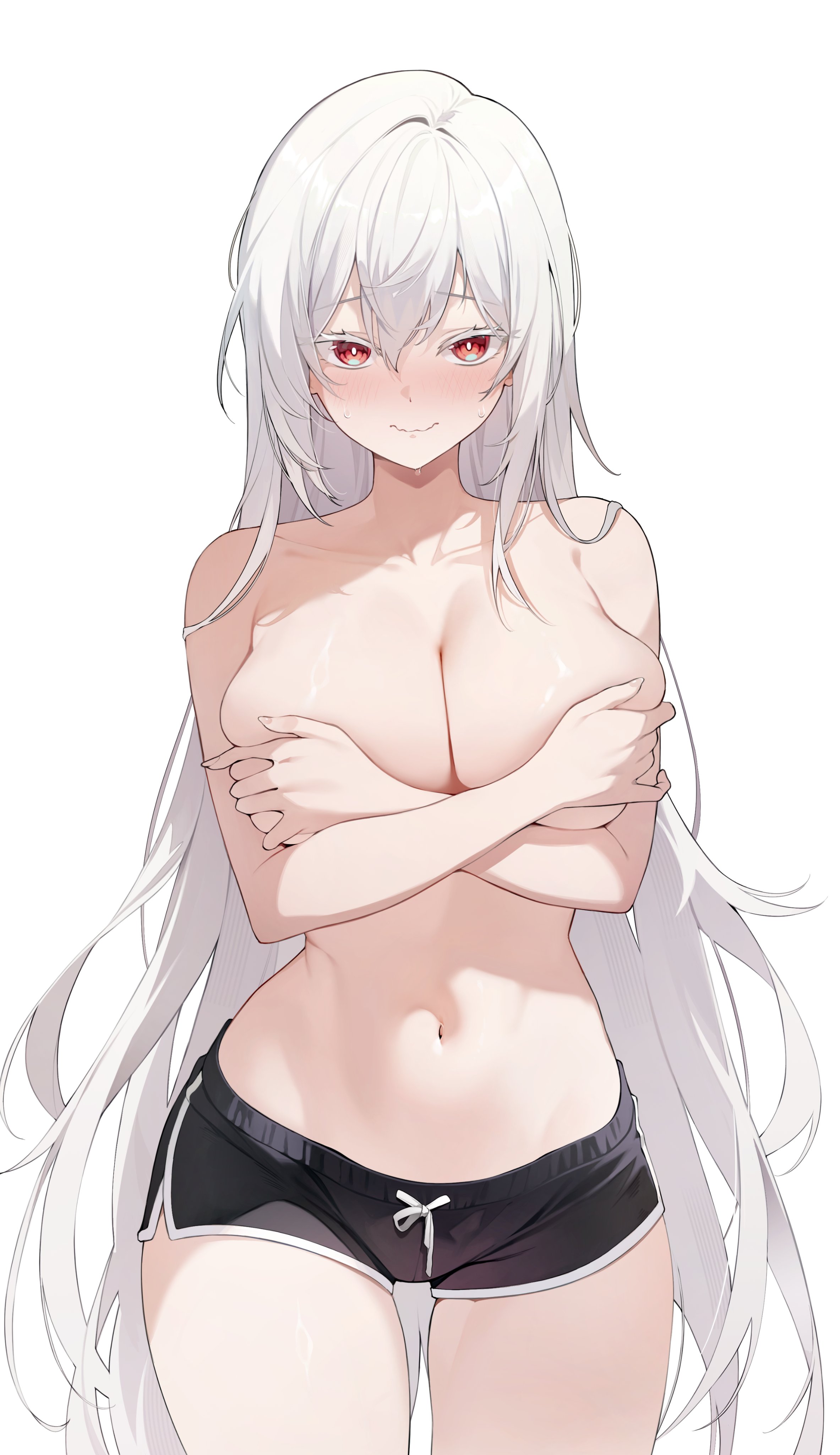 breast_hold chukibabo2 topless