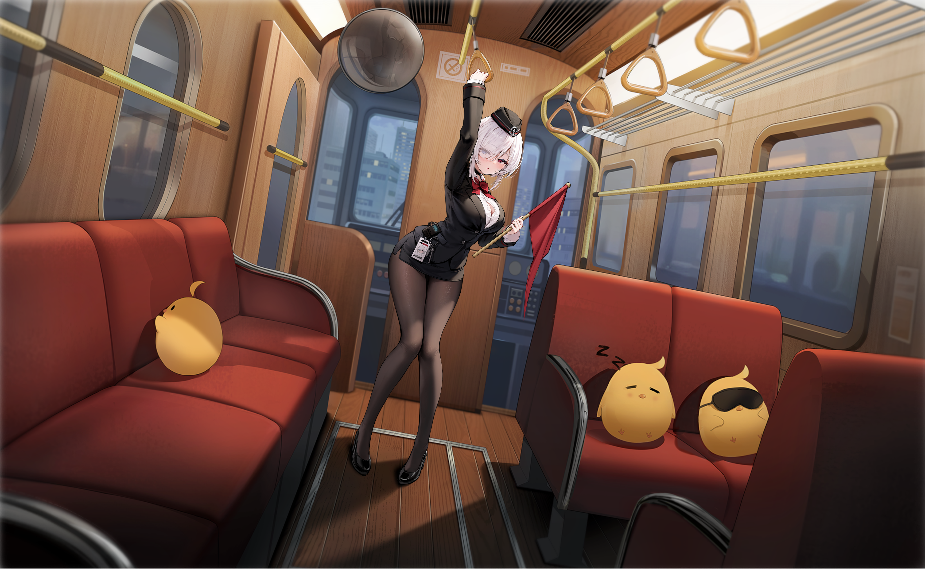 azur_lane heterochromia manjuu_(azur_lane) pantyhose tagme u-552_(azur_lane)