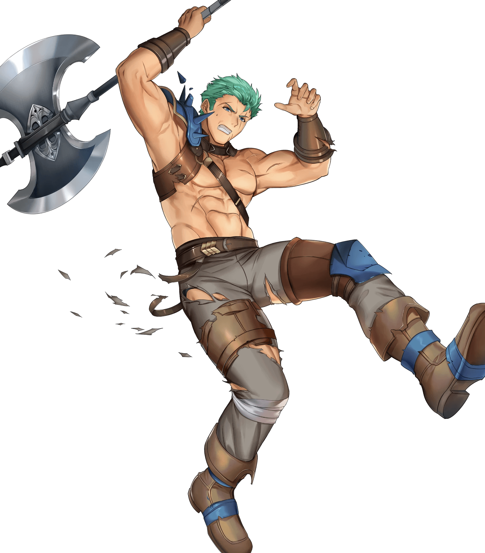 dieck fire_emblem fire_emblem:_rekka_no_ken fire_emblem_heroes heels mikurou nintendo torn_clothes weapon