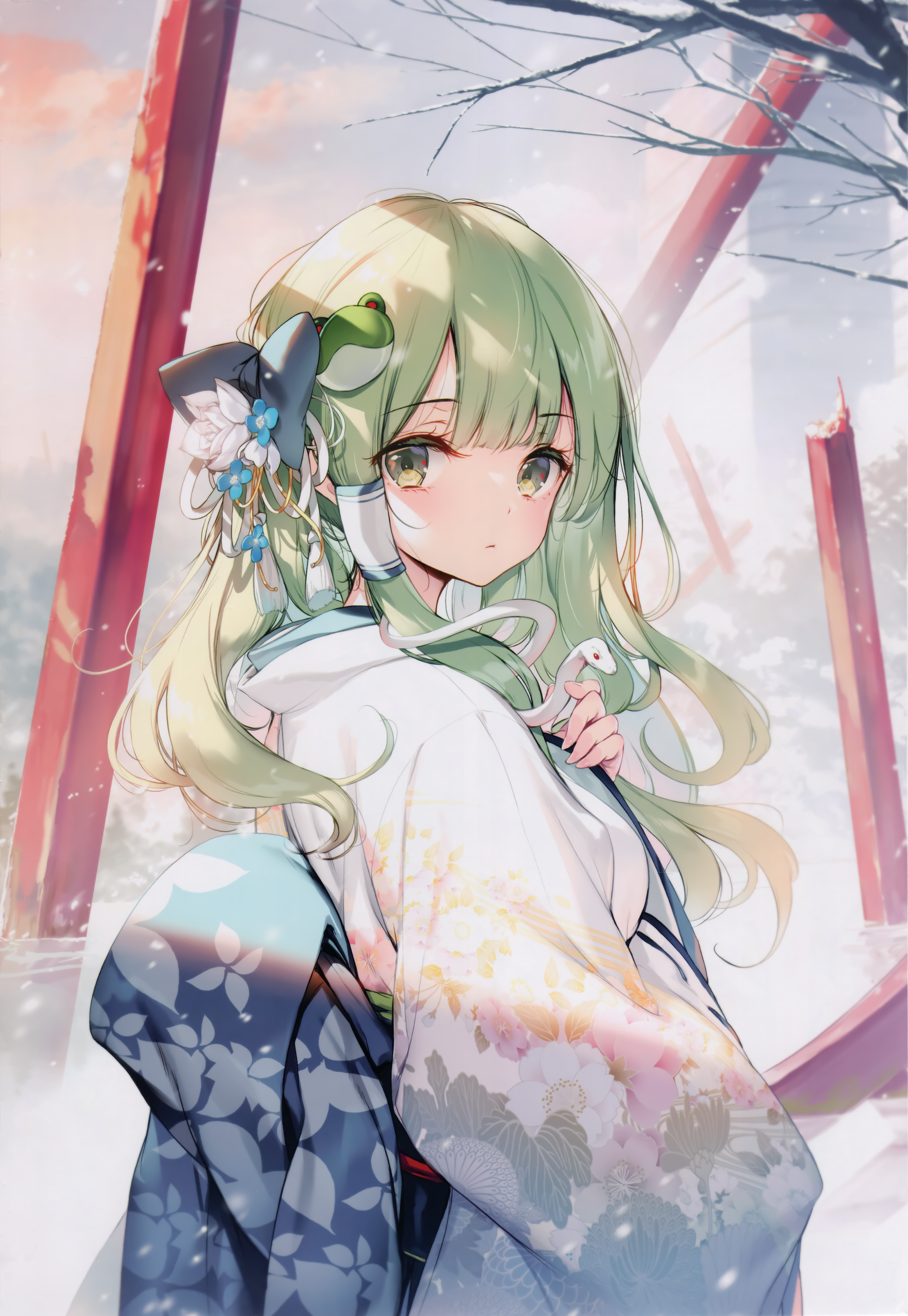 gekidoku_shoujo ke-ta kimono kochiya_sanae touhou