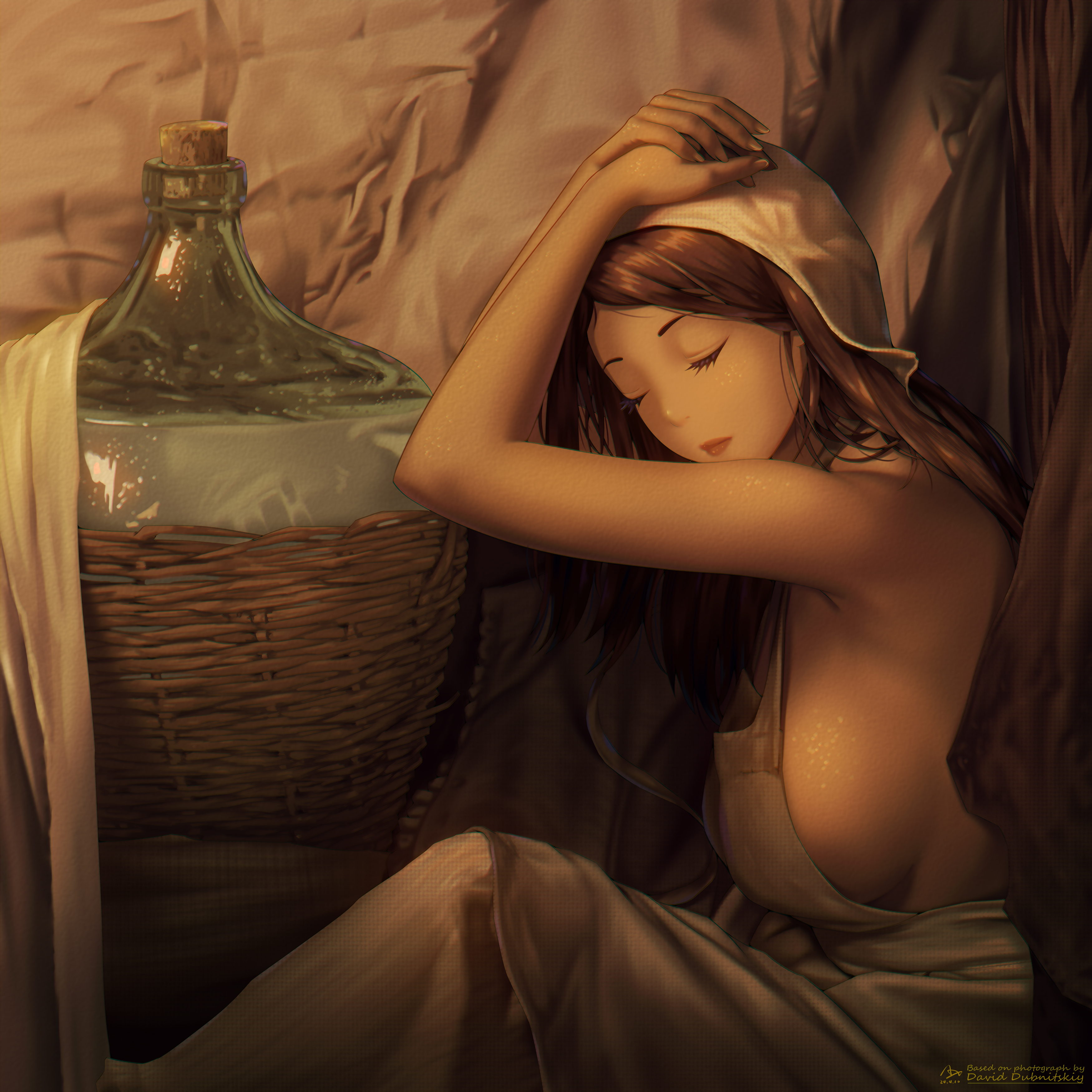 a.x. dress no_bra