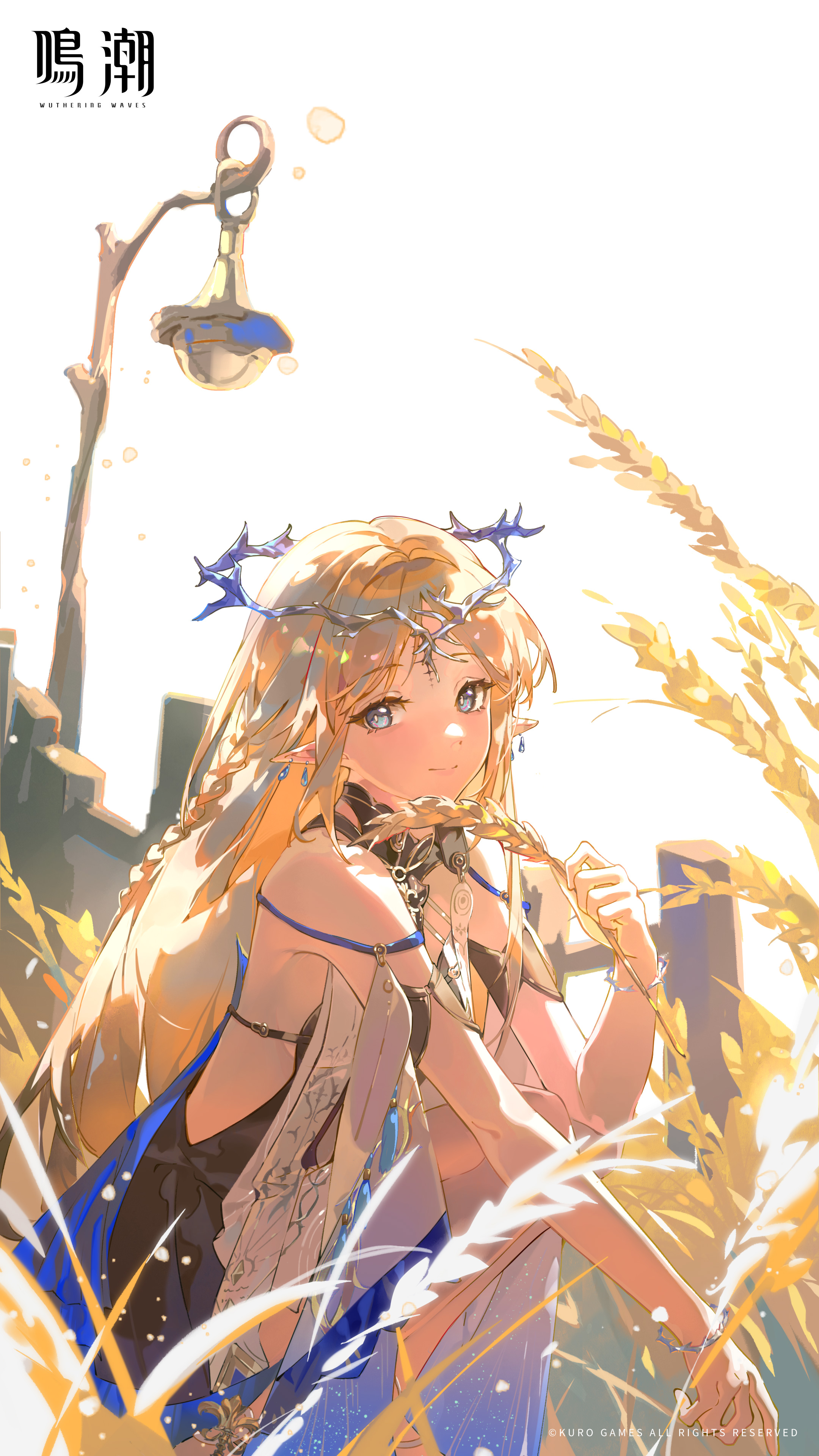 cartethyia no_bra pointy_ears tagme wuthering_waves