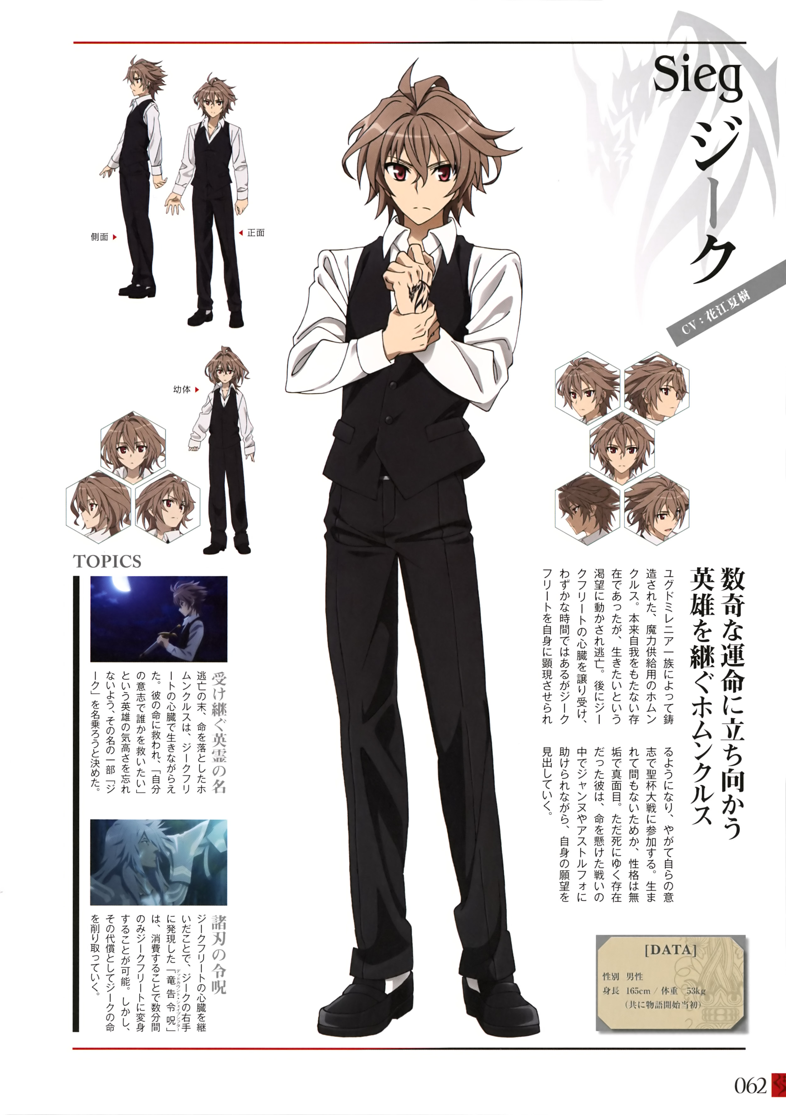 fate/apocrypha fate/stay night sieg (fate/apocrypha) character design ...