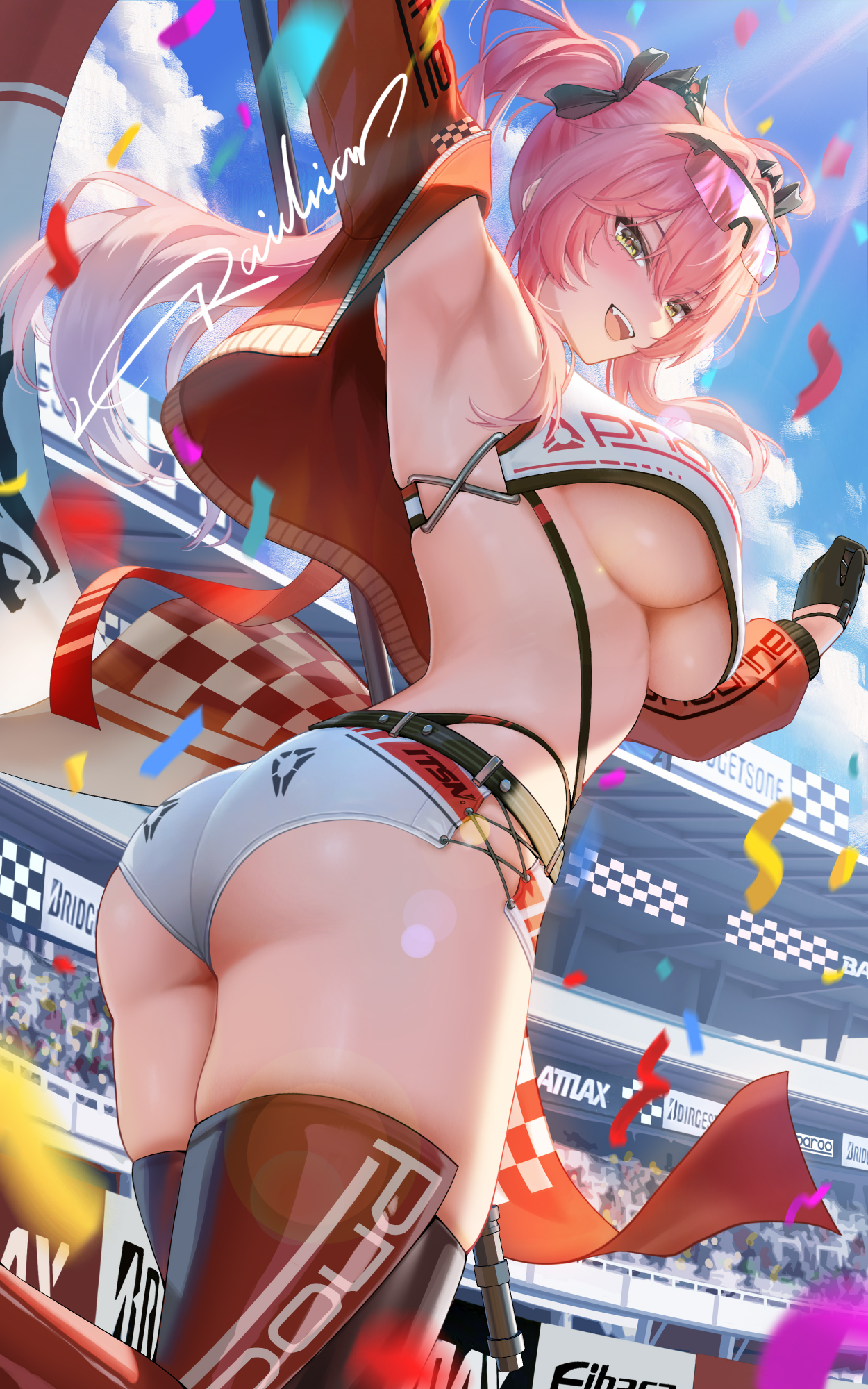 ass lupa_silva megane no_bra raidriar_18 thighhighs wuthering_waves
