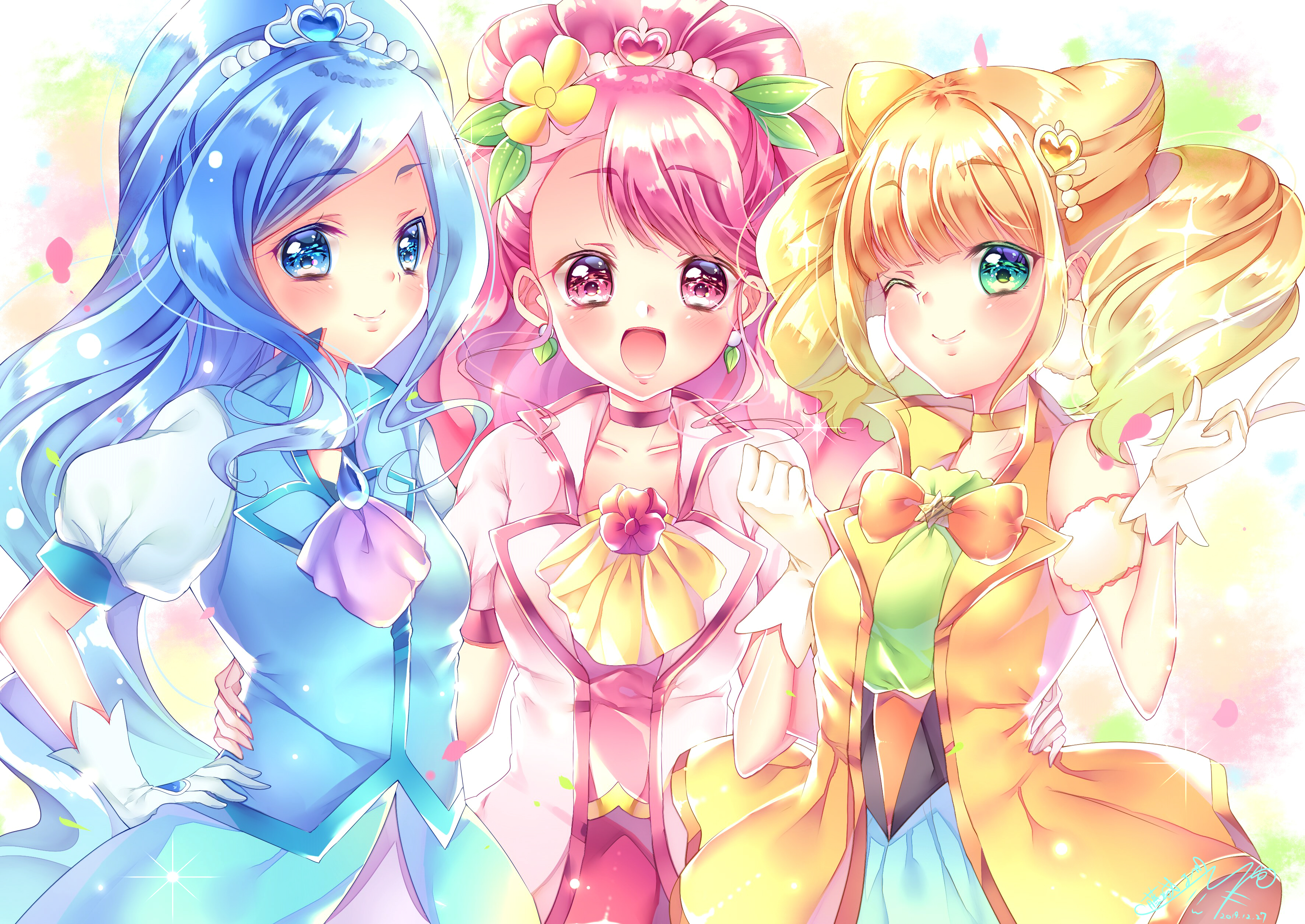 hanadera_nodoka healin'_good_precure hiramitsu_hinata precure sawaizumi_chiyu touki_matsuri