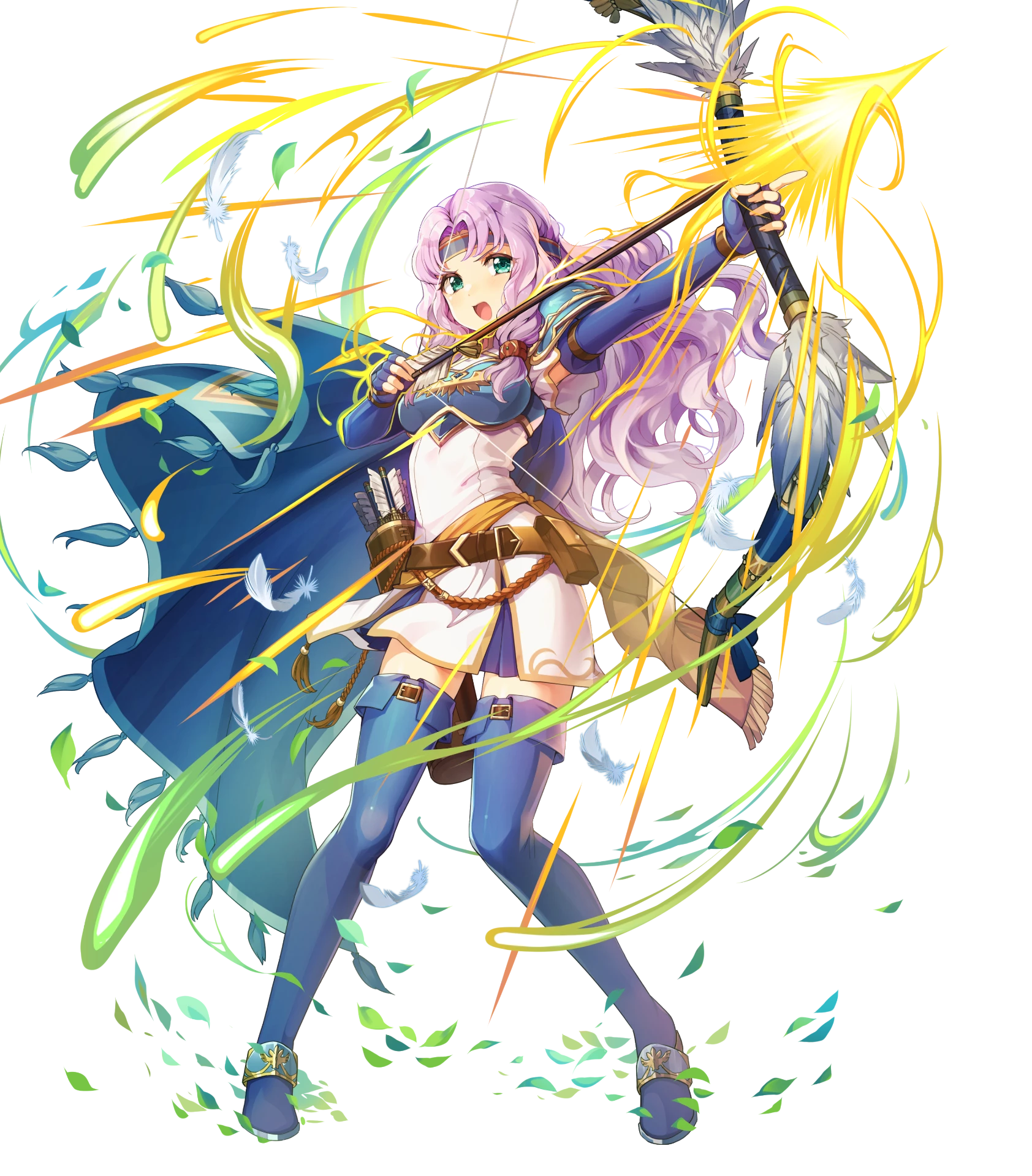 armor chachie fire_emblem fire_emblem:_seima_no_kouseki florina nintendo thighhighs weapon