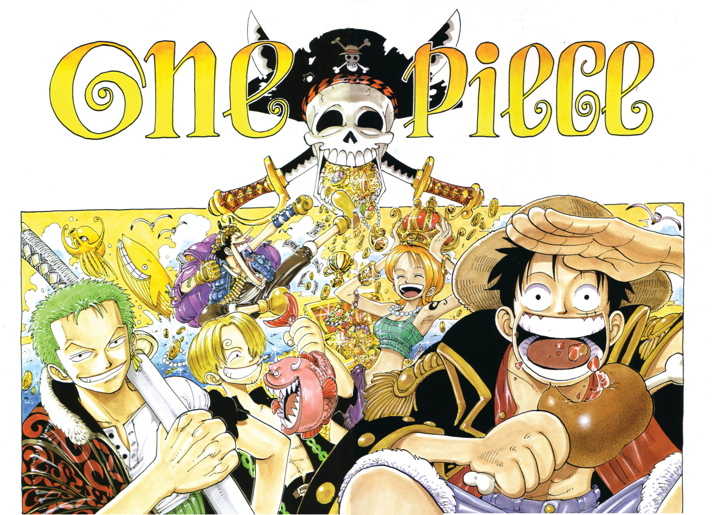Oda Eiichirou One Piece Monkey D Luffy Nami Roronoa Zoro Sanji Usopp Yande Re