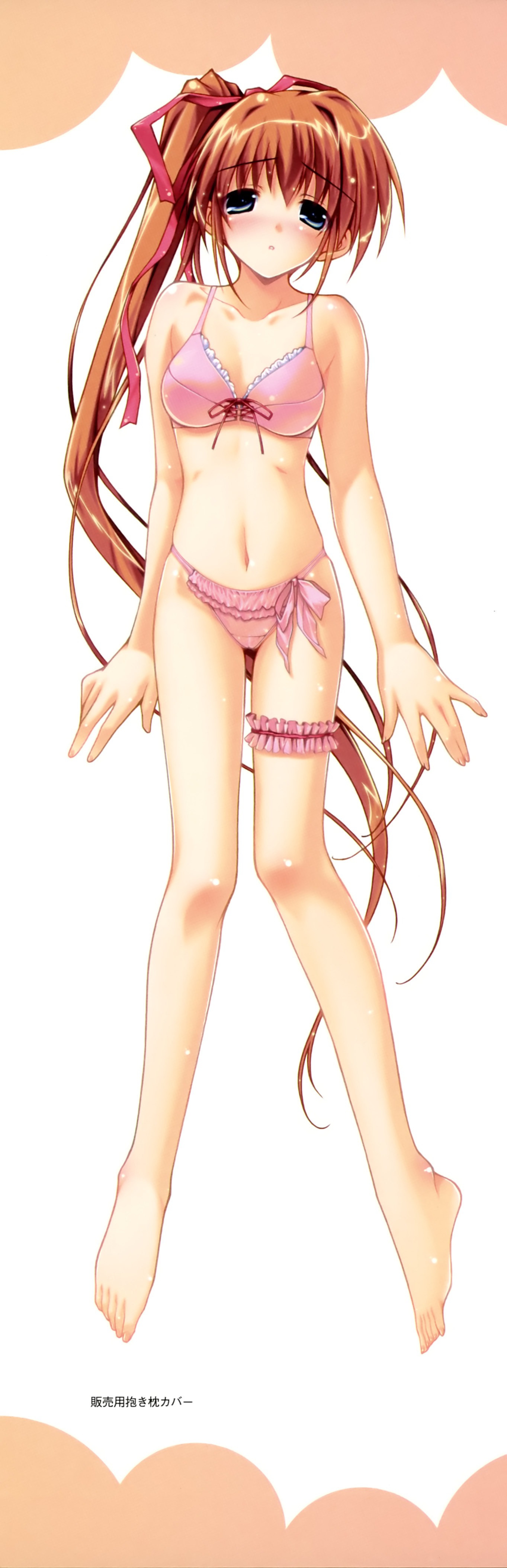 amane_sou bra dakimakura garter lingerie momose_mio pantsu pastel