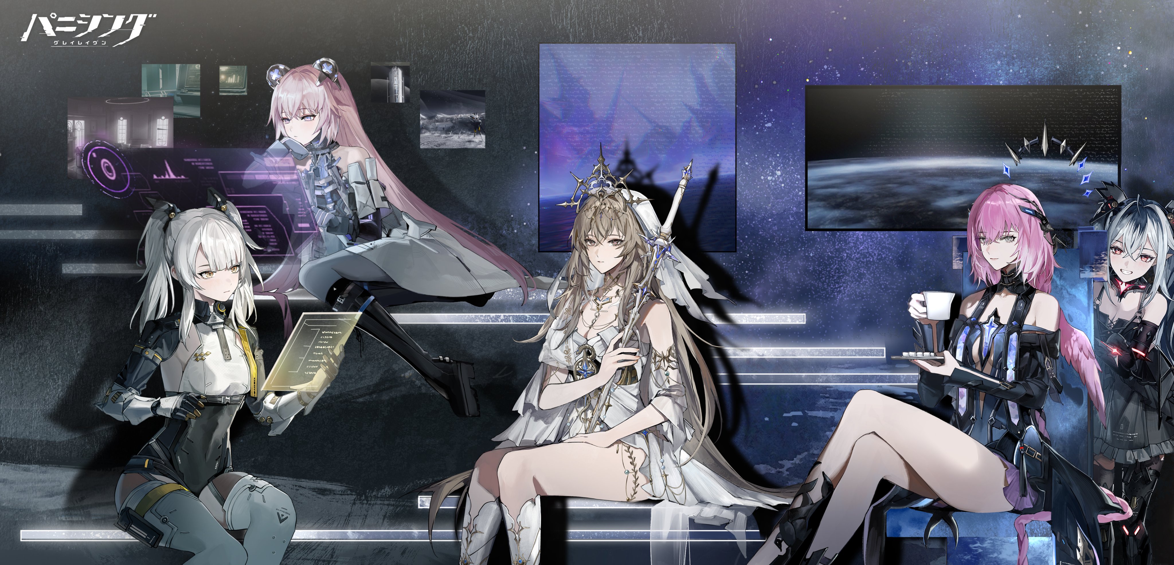 animal_ears garter mecha_musume punishing:_gray_raven sword tagme thighhighs