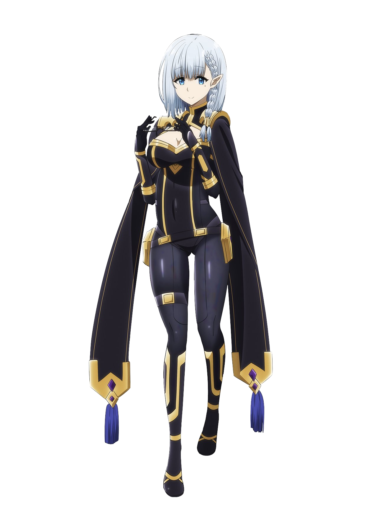 kage no jitsuryokusha ni naritakute! epsilon (kage no jitsuryokusha ni  naritakute!) bodysuit elf garter pointy ears transparent png, #1032403