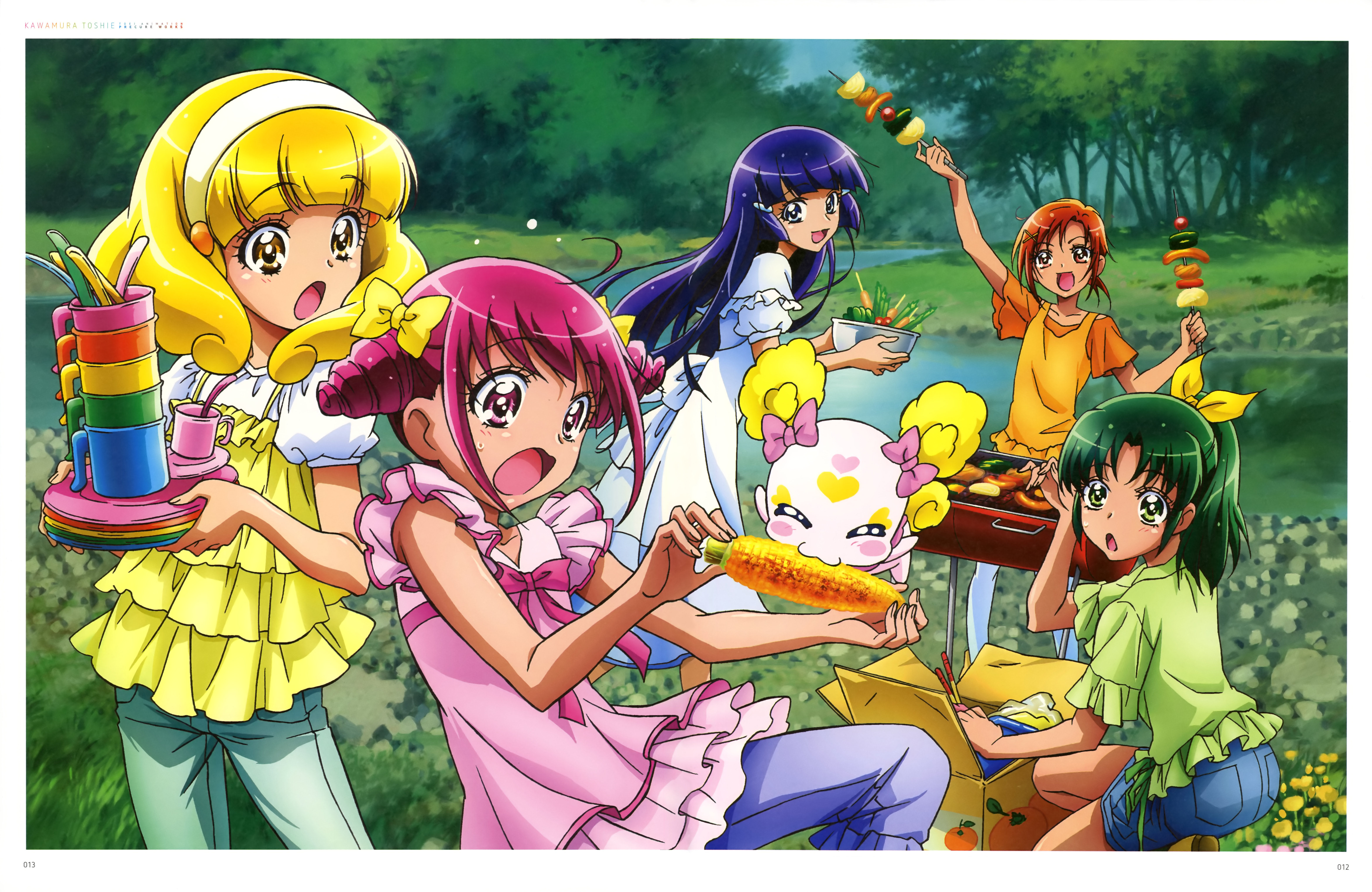 kawamura toshie pretty cure smile precure! aoki reika hino akane ...