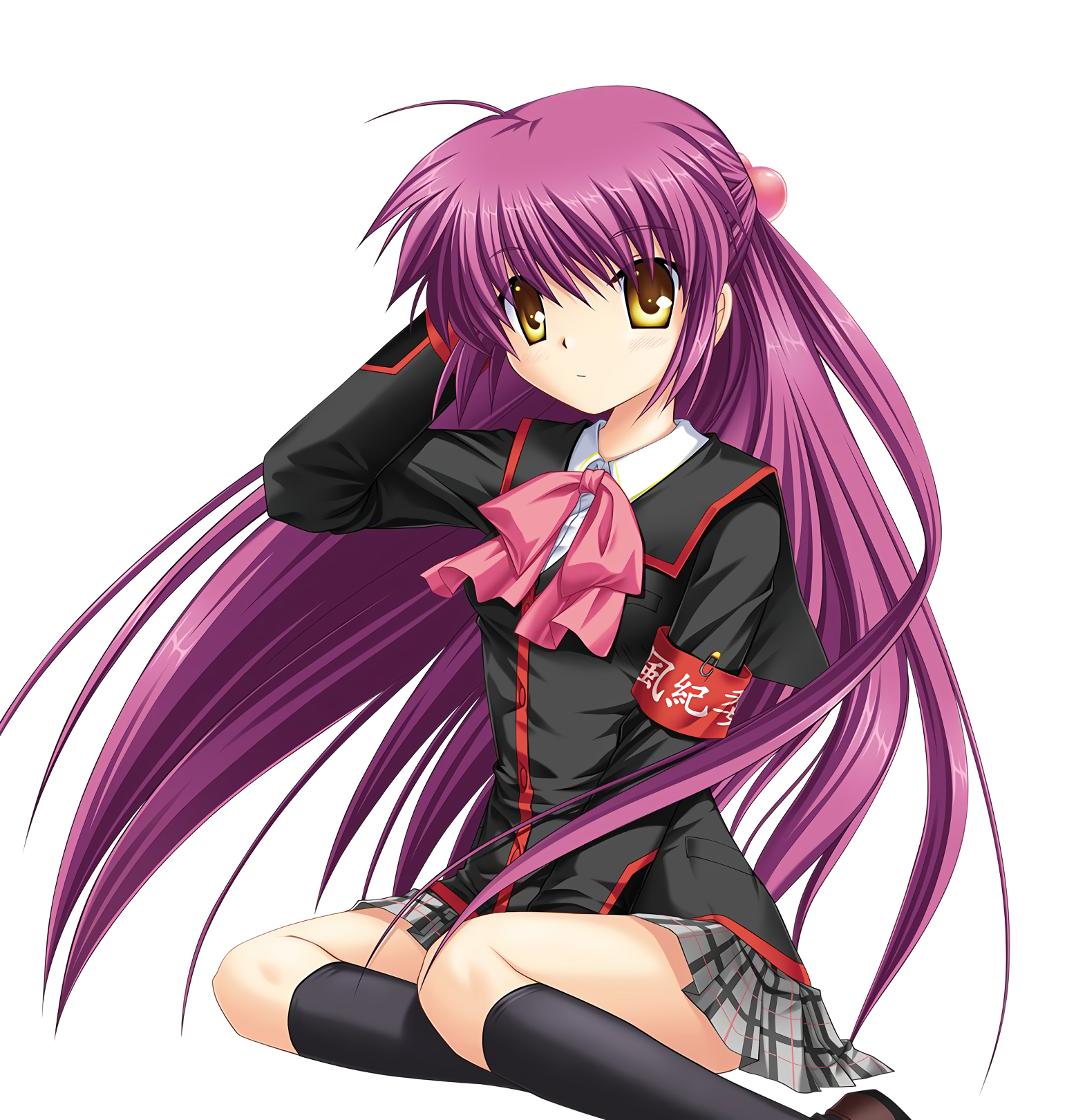 key hinoue itaru little busters! futaki kanata seifuku | #850853 | yande.re