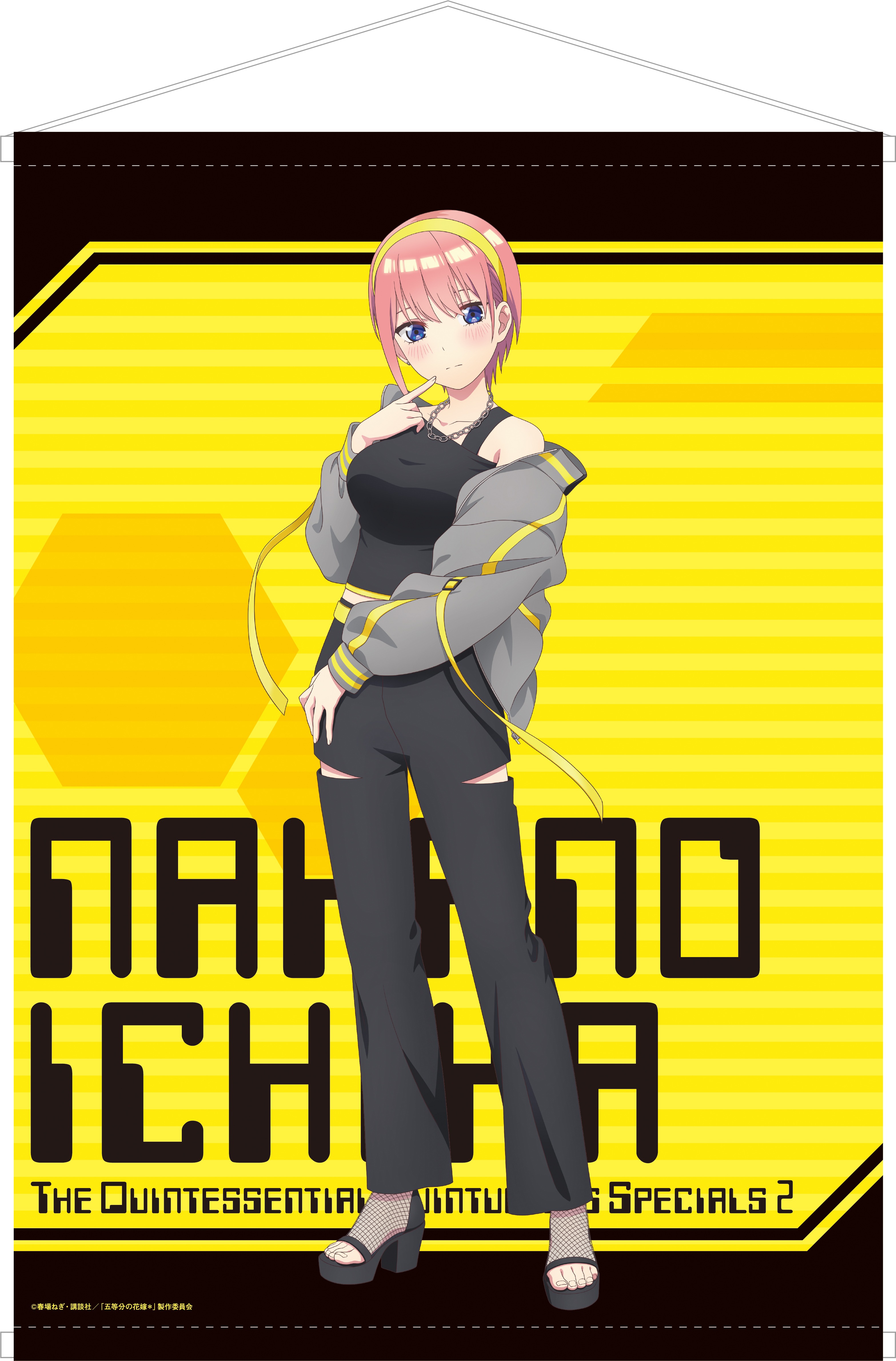5-toubun_no_hanayome fishnets heels nakano_ichika tagme