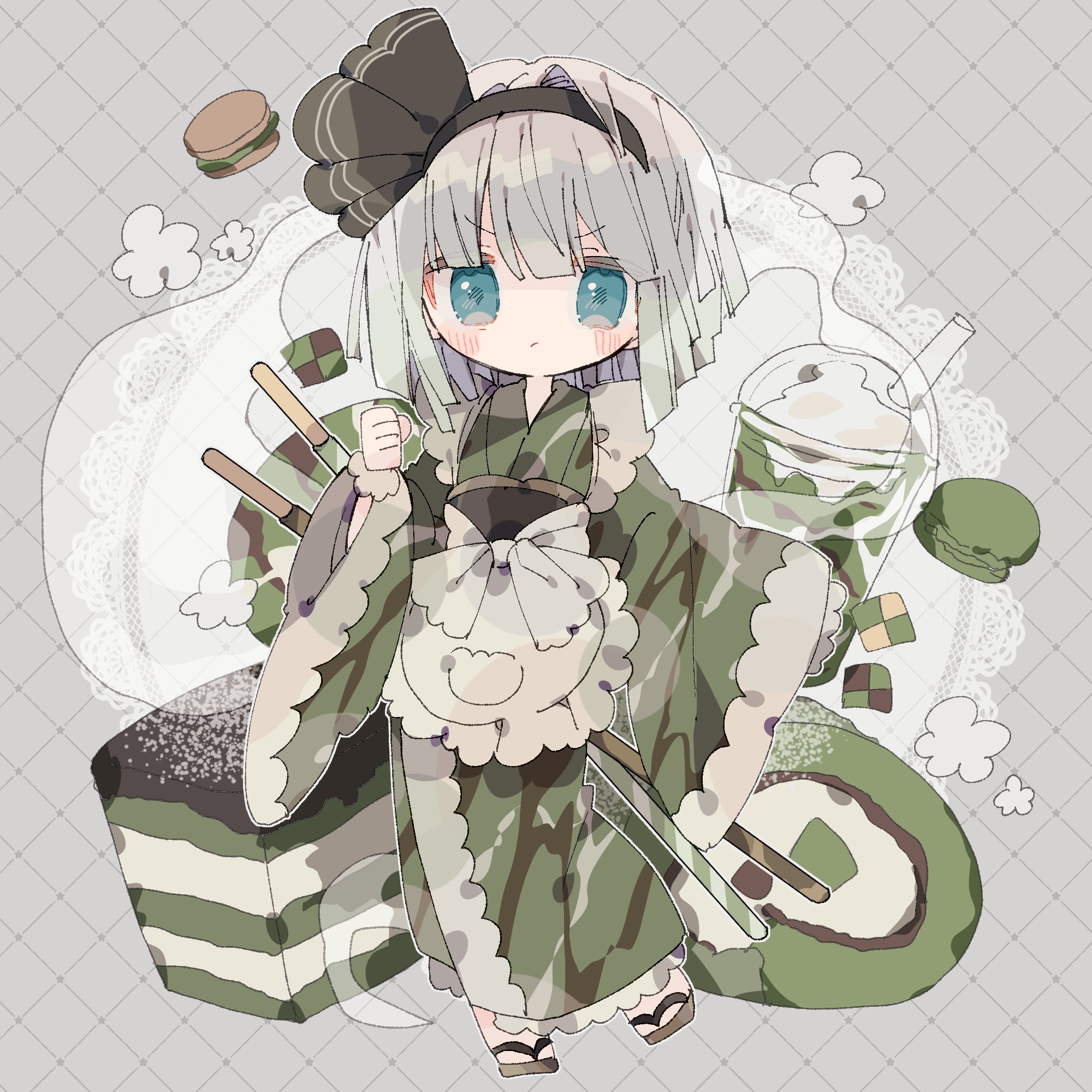 chibi konpaku_youmu maid myon niko_rashika touhou wa_maid