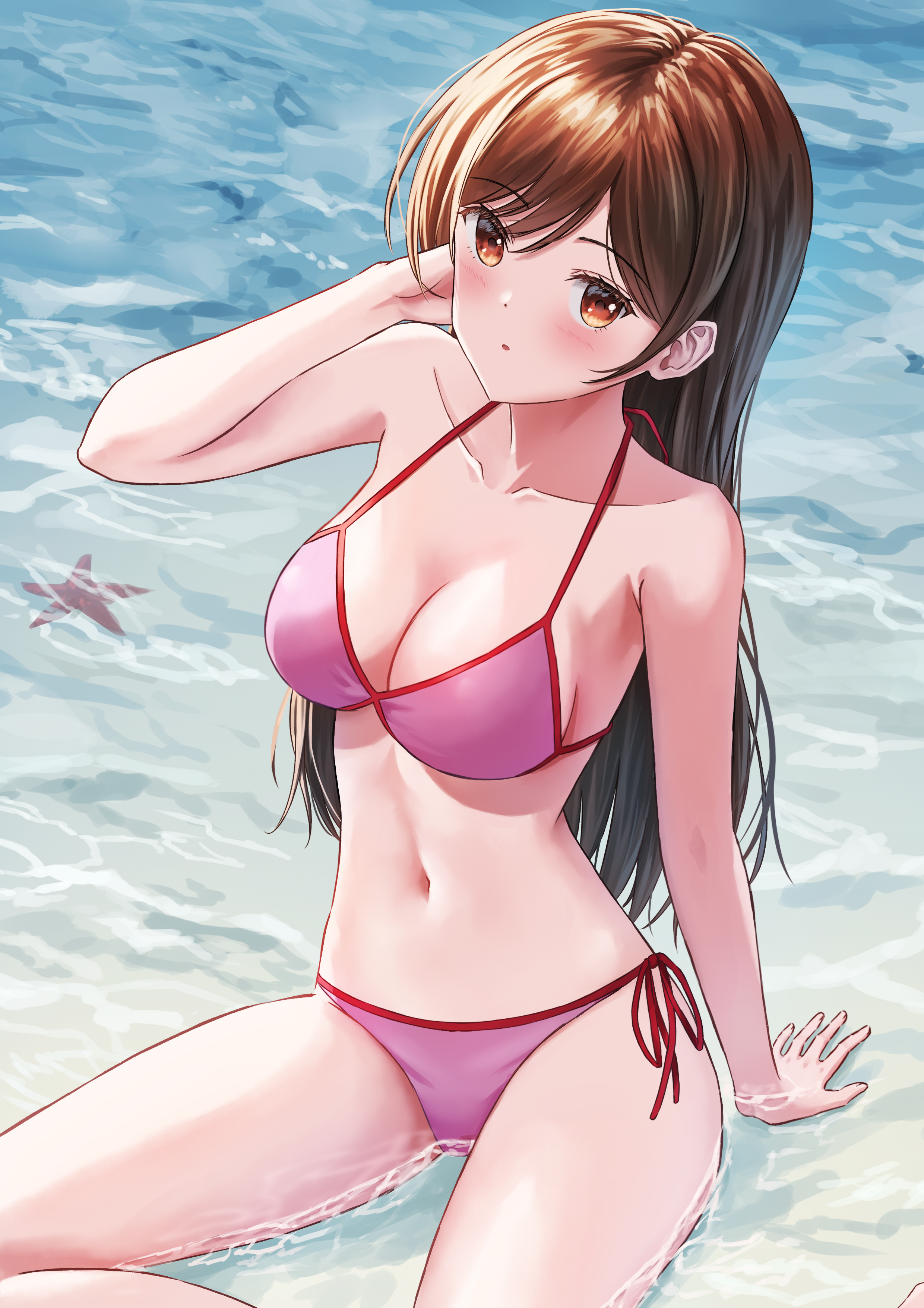 bikini ichinose_chizuru kanojo_okarishimasu rapnit swimsuits wet