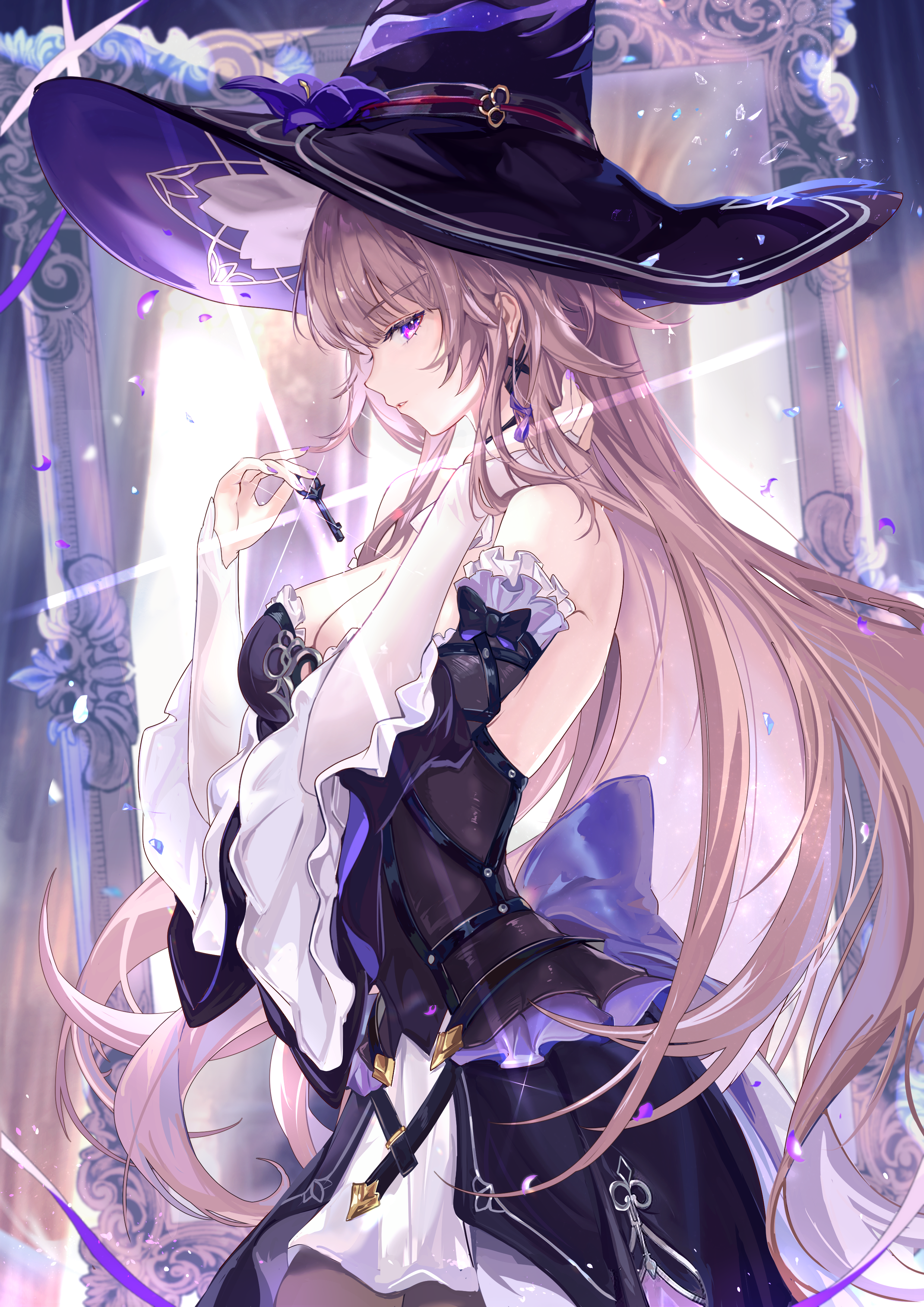 herta honkai:_star_rail no_bra pantyhose vardan witch