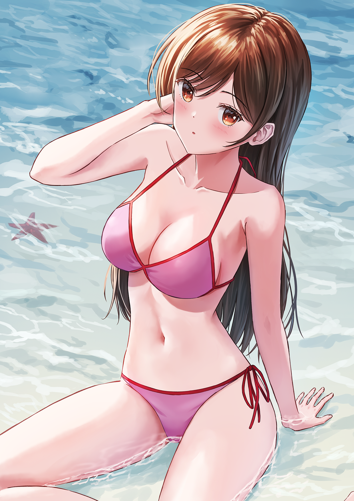 bikini ichinose_chizuru kanojo_okarishimasu rapnit swimsuits wet