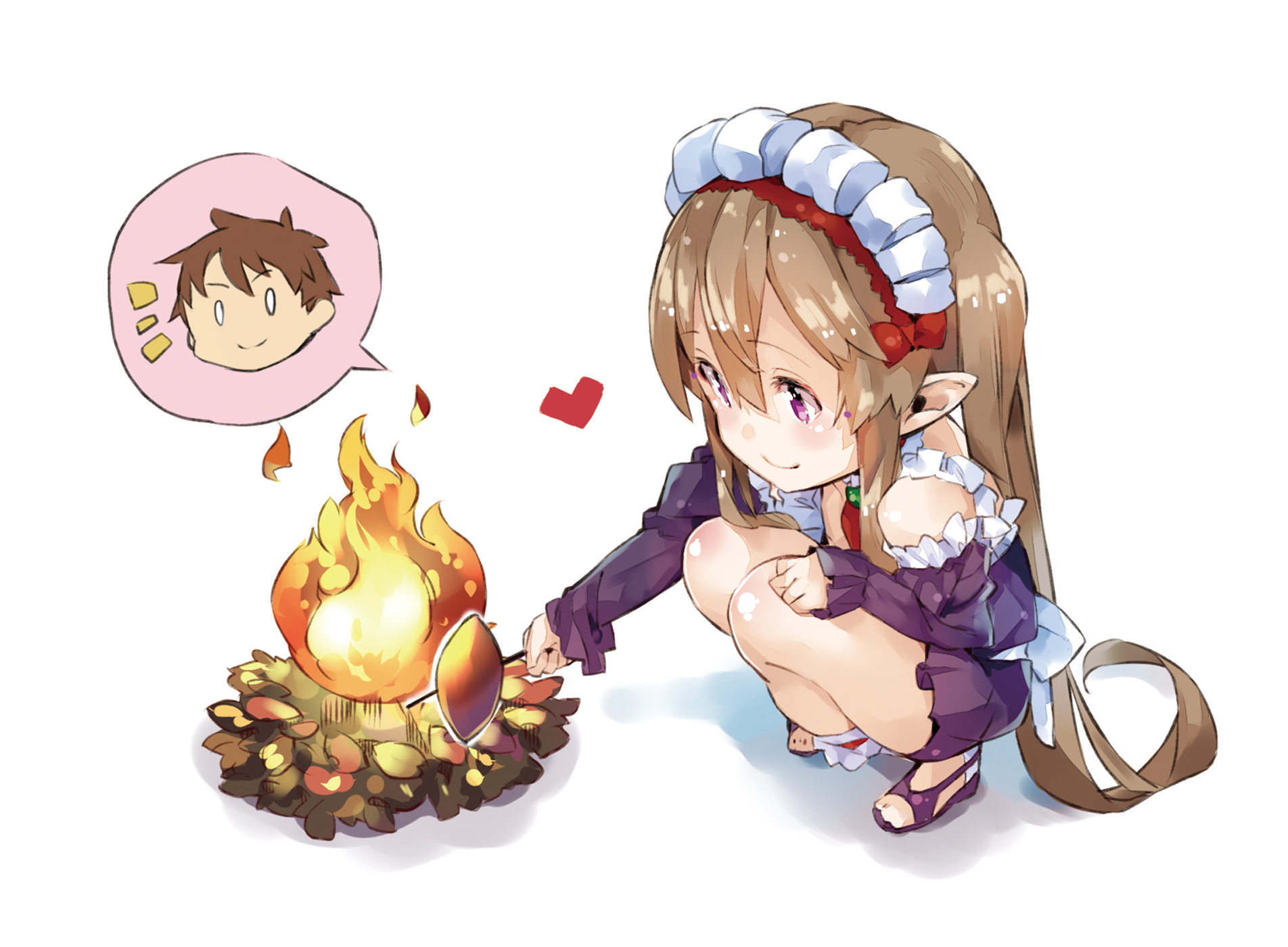 heels maid myuseru_foaran outbreak_company pointy_ears yuugen