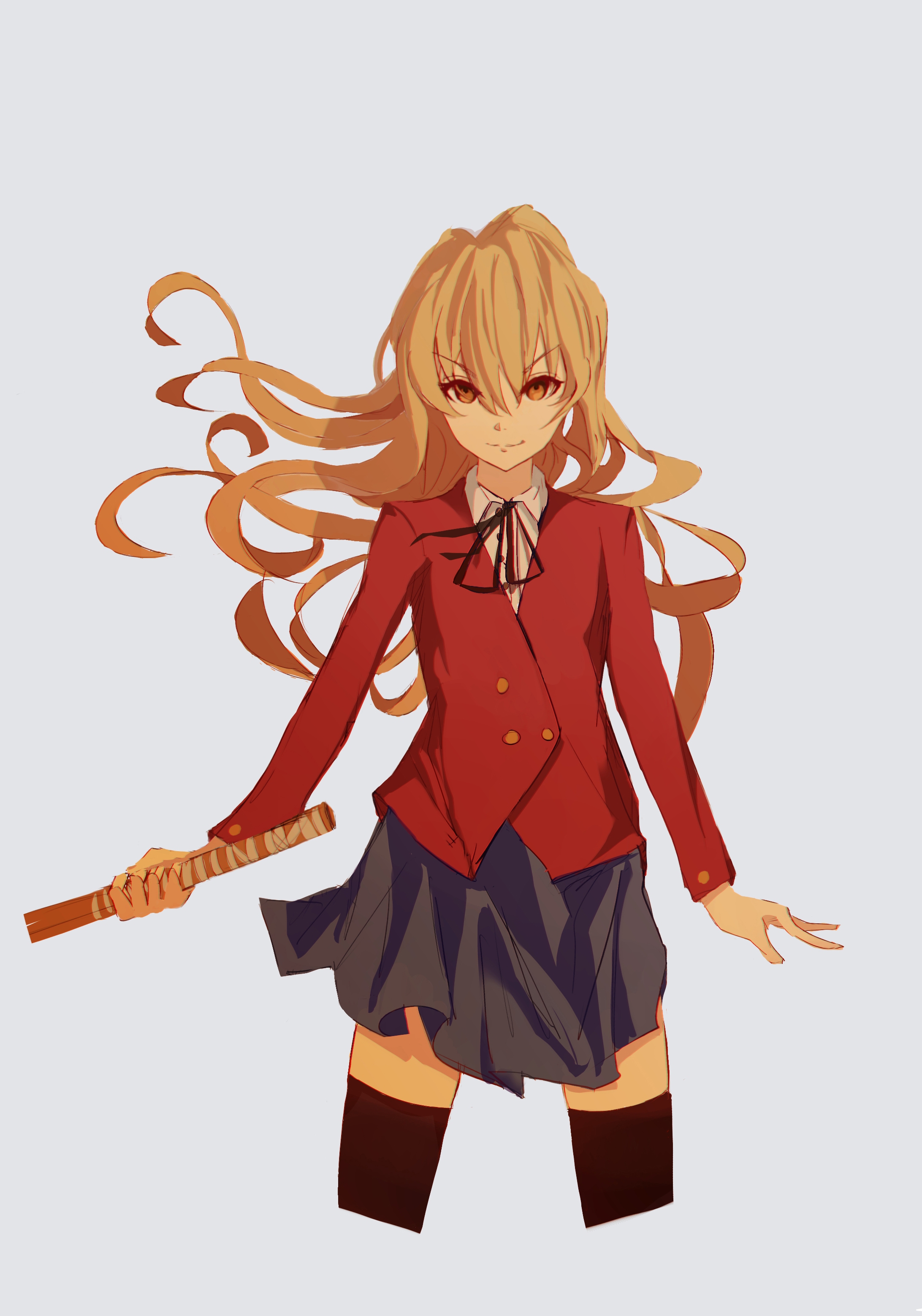 toradora! aisaka taiga seifuku sword tagme thighhighs | #434318 | yande.re