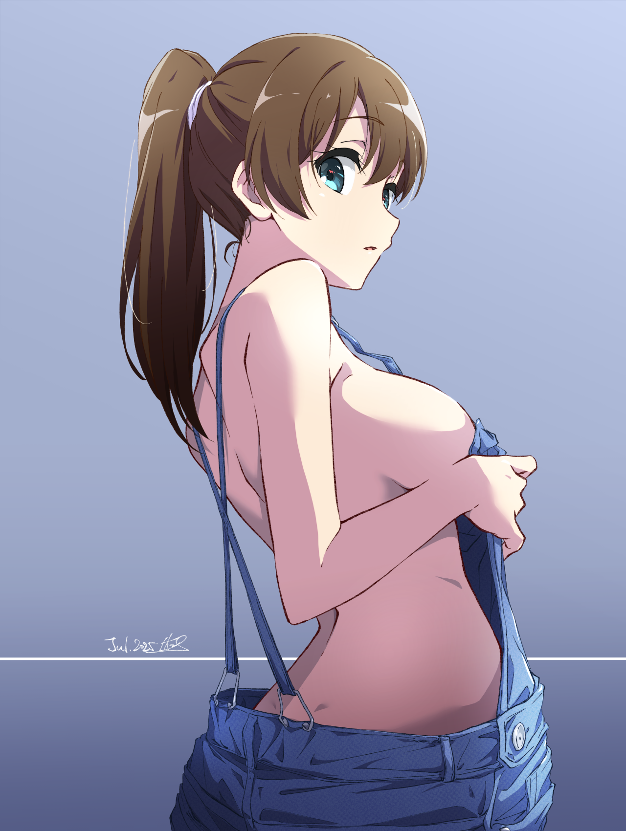 hibike!_euphonium kuroe_mayu nii_manabu no_bra overalls