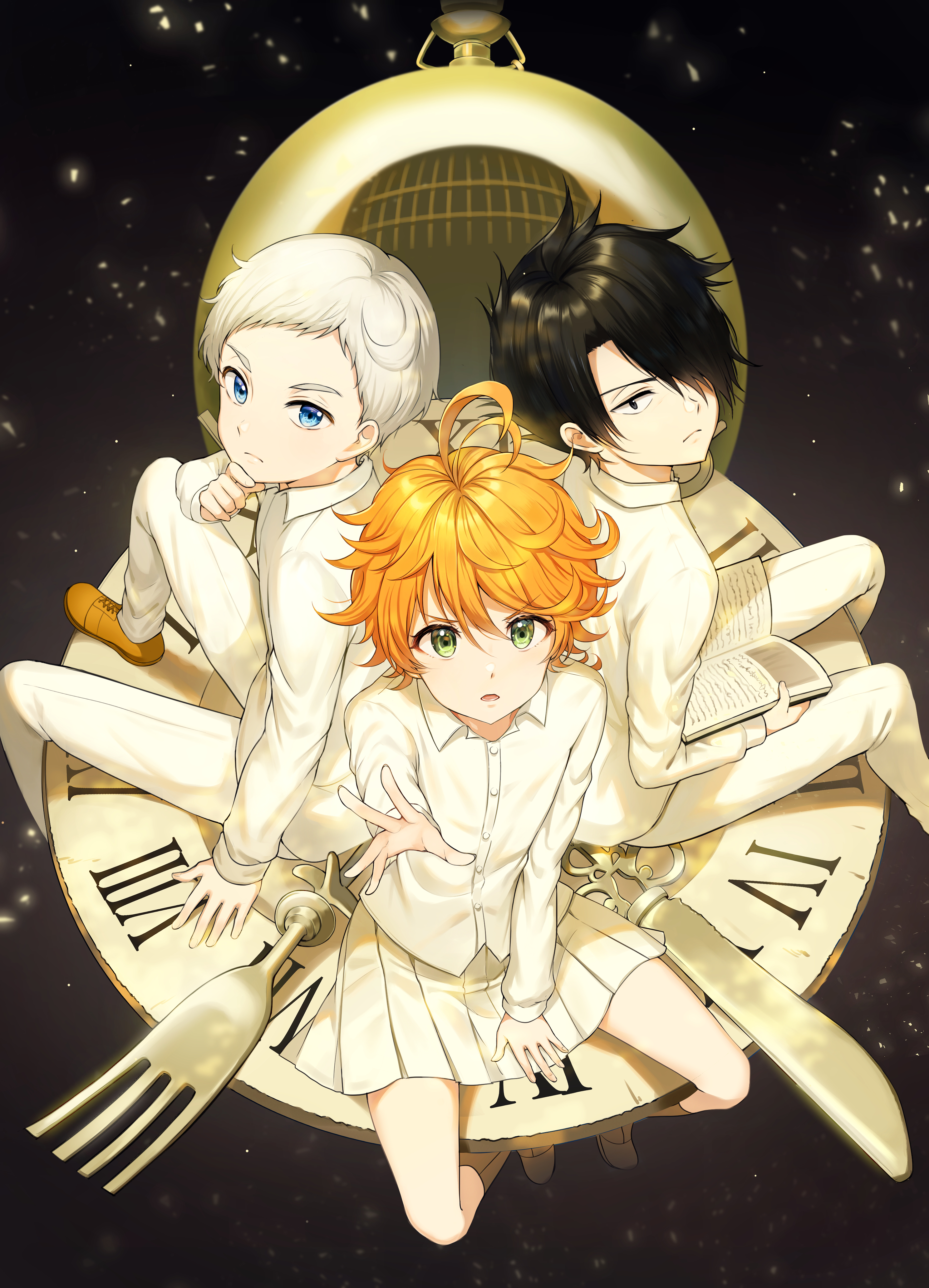 emma (yakusoku no neverland) drawn by yuumei