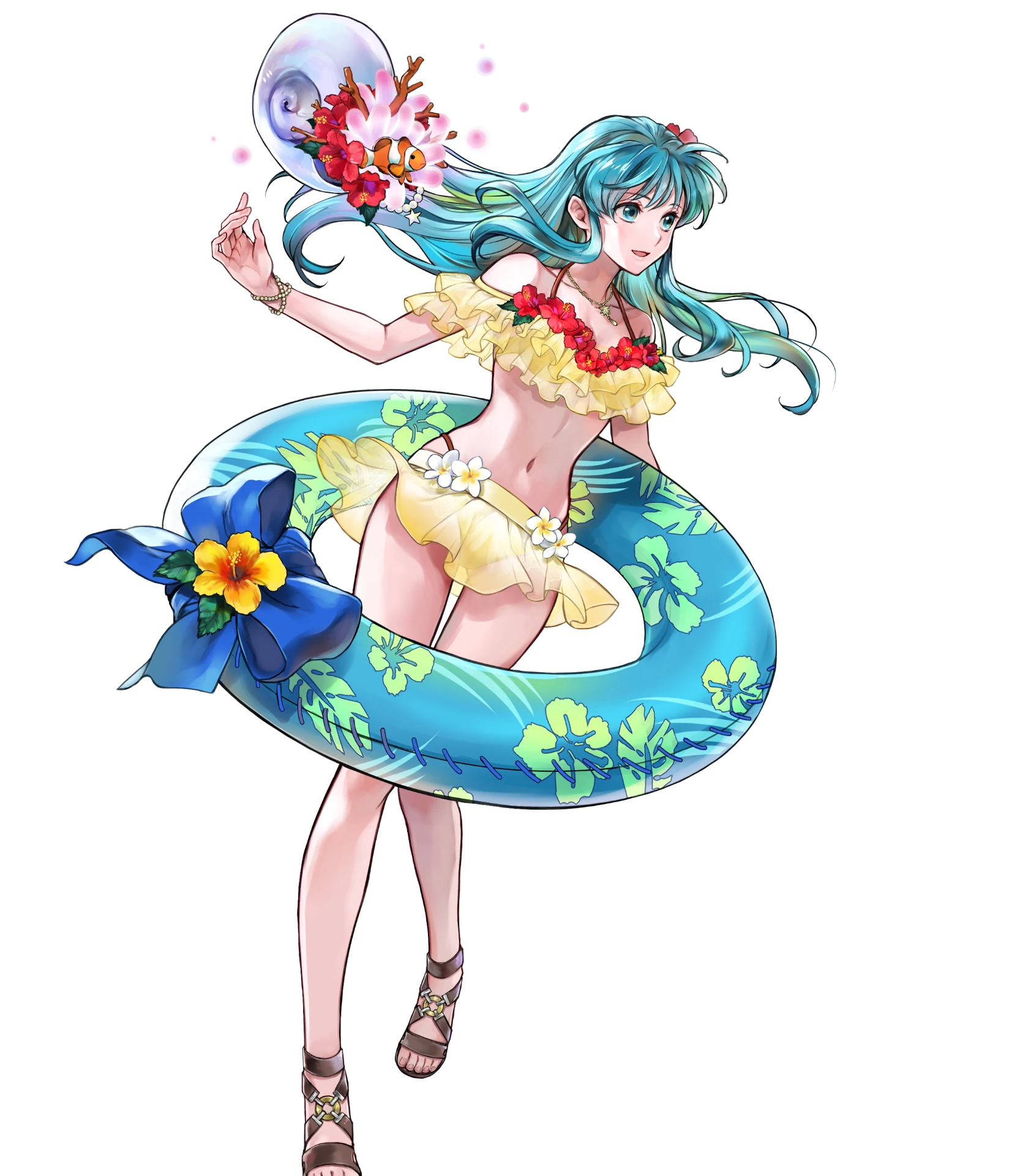 bikini eirika fire_emblem fire_emblem:_seima_no_kouseki nintendo see_through swimsuits wada_sachiko